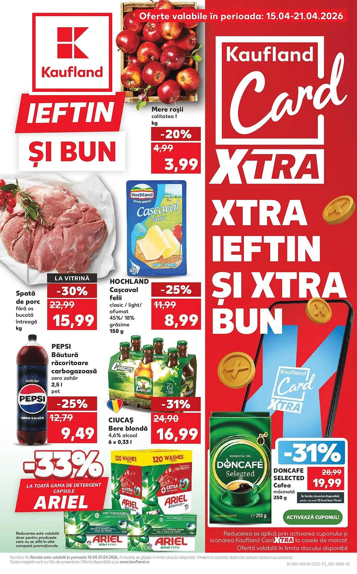 Catalog Catalog Kaufland de la 15 aprilie până la 21 aprilie 2026 - Revista Pagina 1