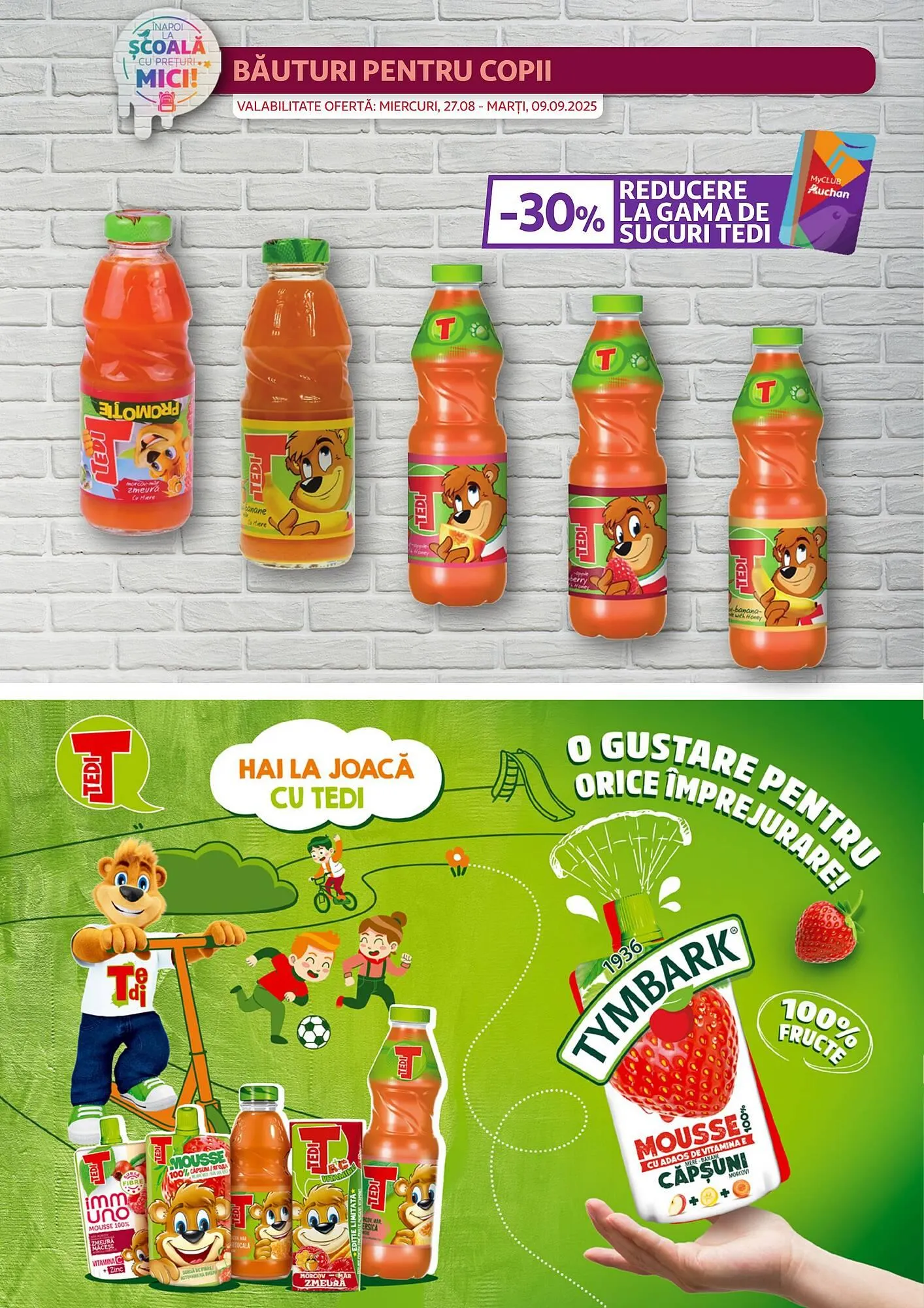 Catalog Catalog Auchan de la 27 august până la 9 septembrie 2025 - Revista Pagina 24