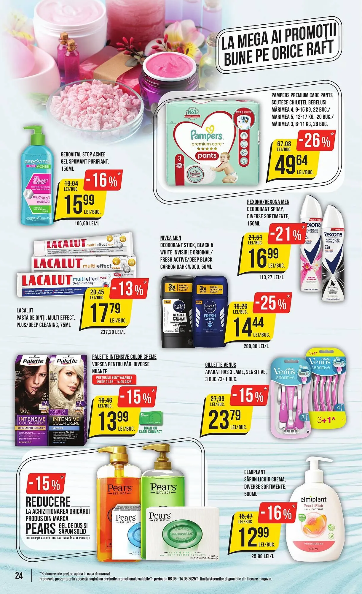 Catalog Catalog Mega Image de la 8 mai până la 14 mai 2025 - Revista Pagina 24