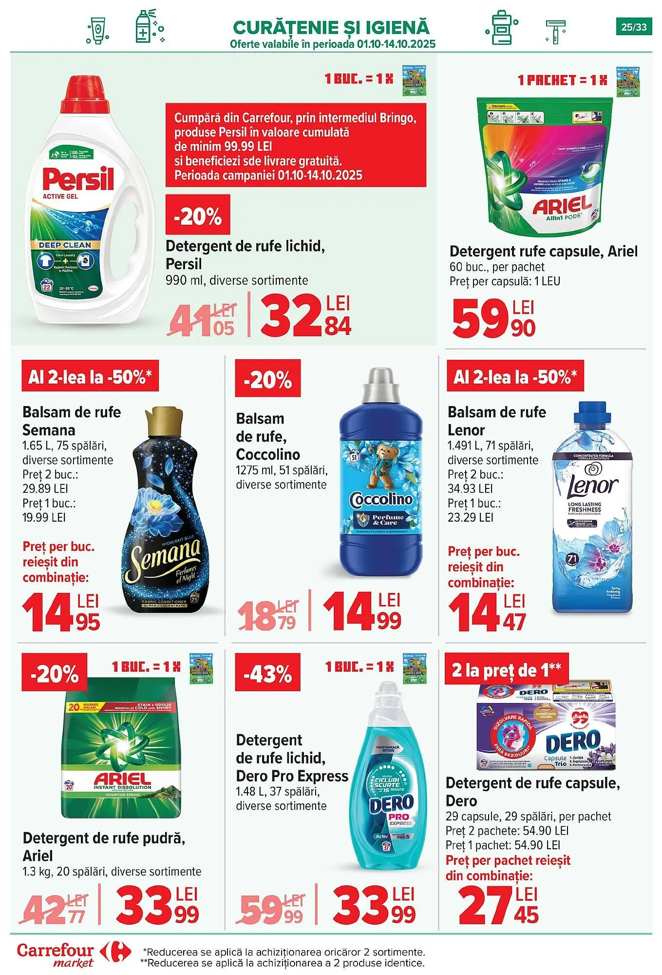 Catalog Catalog Carrefour Market de la 1 octombrie până la 14 octombrie 2025 - Revista Pagina 26