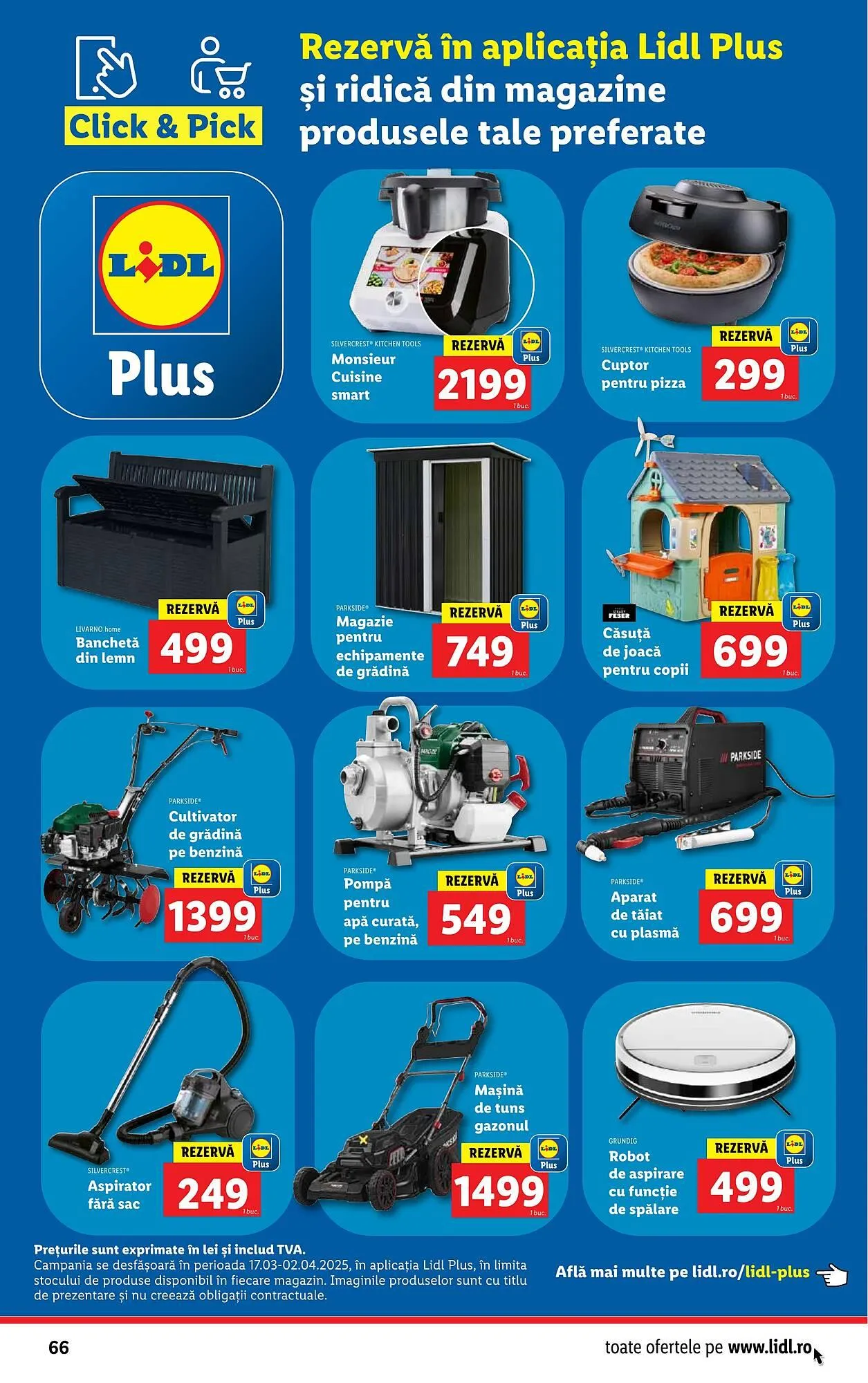 Catalog Catalog Lidl de la 24 martie până la 30 martie 2025 - Revista Pagina 66