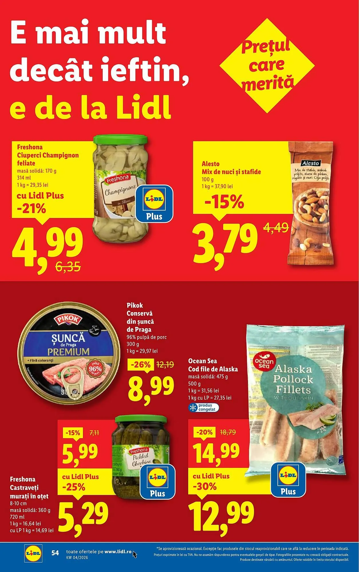Catalog Catalog Lidl de la 19 ianuarie până la 25 ianuarie 2026 - Revista Pagina 54