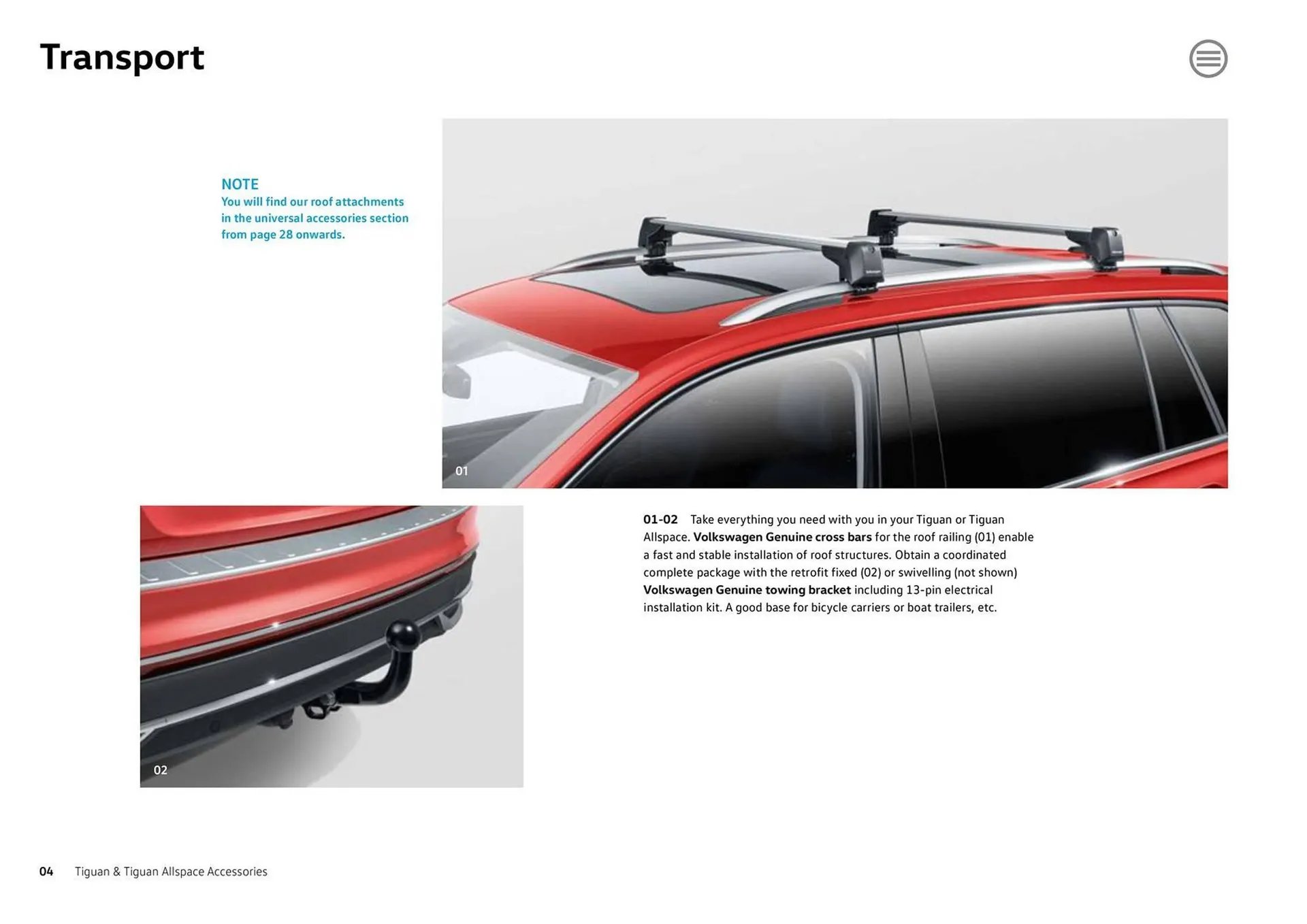 Catalog Volkswagen Accessories For The Tiguan & Tiguan Allspace catalog de la 26 iulie până la 31 decembrie 2023 - Revista Pagina 4