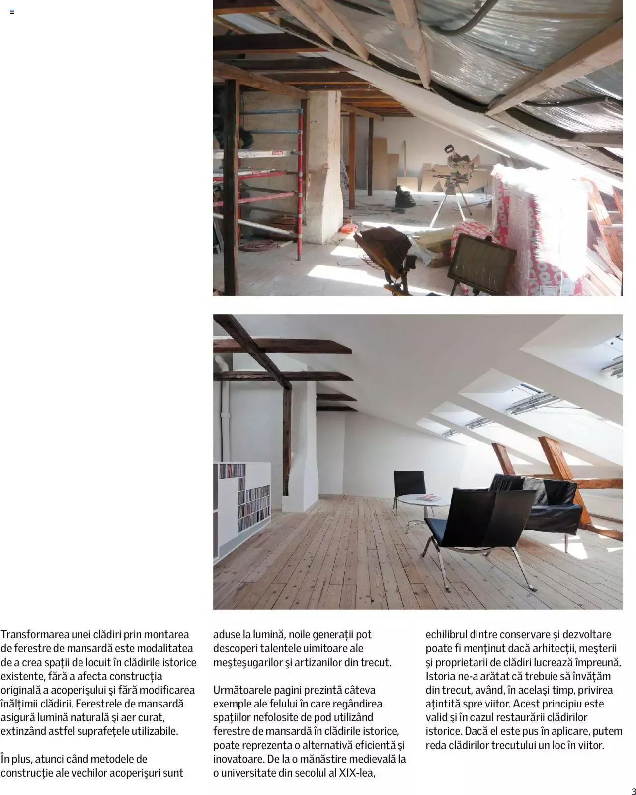 Catalog Velux catalog - Revitalizarea clădirilor istorice de la 1 octombrie până la 31 decembrie 2024 - Revista Pagina 3