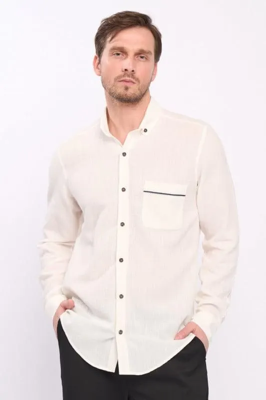 Manche Paris - Camasa barbat slim cu buzunar