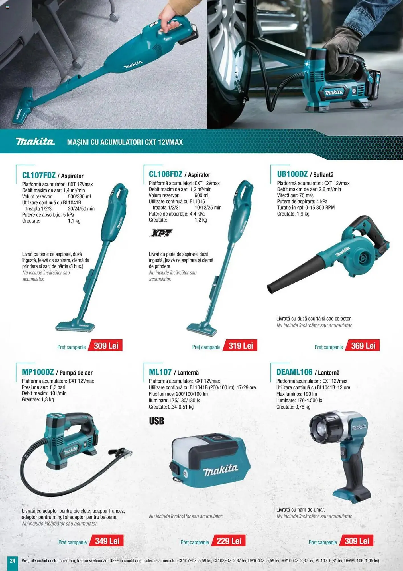 Catalog Catalog Makita de la 1 octombrie până la 31 decembrie 2025 - Revista Pagina 24