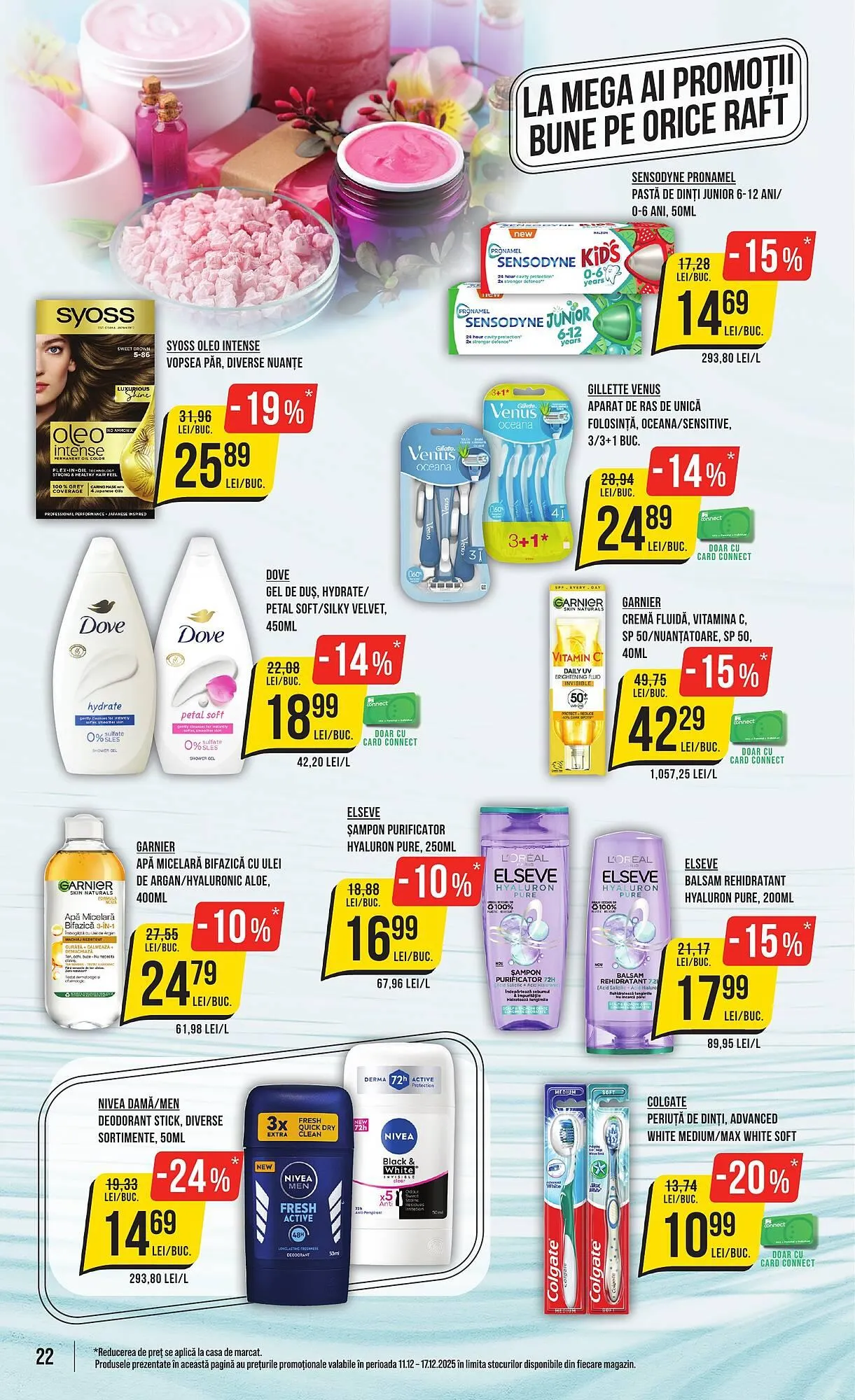 Catalog Catalog Mega Image de la 11 decembrie până la 17 decembrie 2025 - Revista Pagina 22