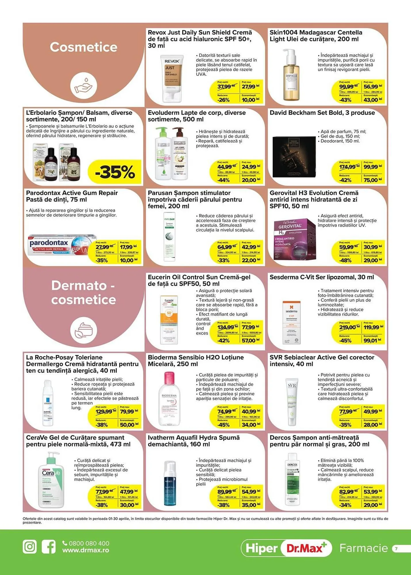 Catalog Catalog Dr.Max de la 1 aprilie până la 30 aprilie 2025 - Revista Pagina 7
