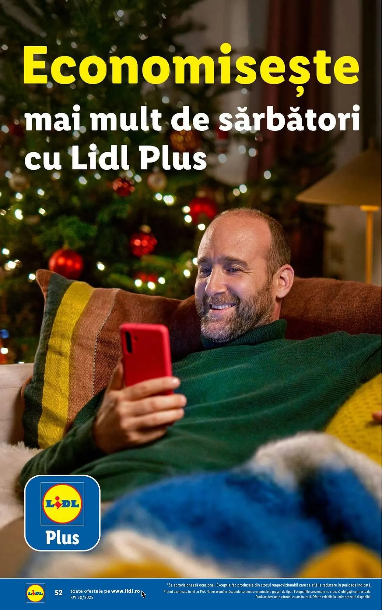 Catalog Catalog Lidl de la 8 decembrie până la 14 decembrie 2025 - Revista Pagina 52