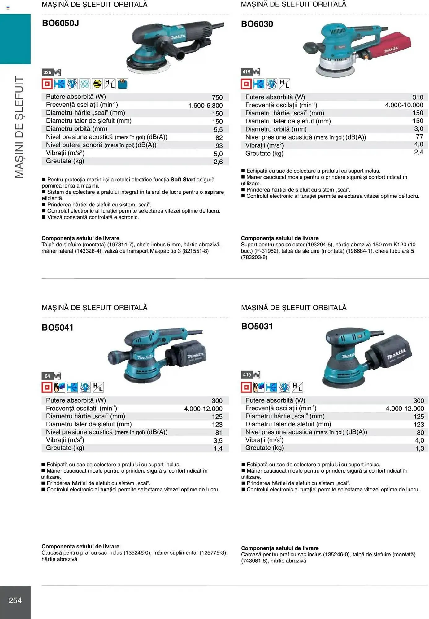 Catalog Catalog Makita de la 8 ianuarie până la 31 decembrie 2025 - Revista Pagina 254