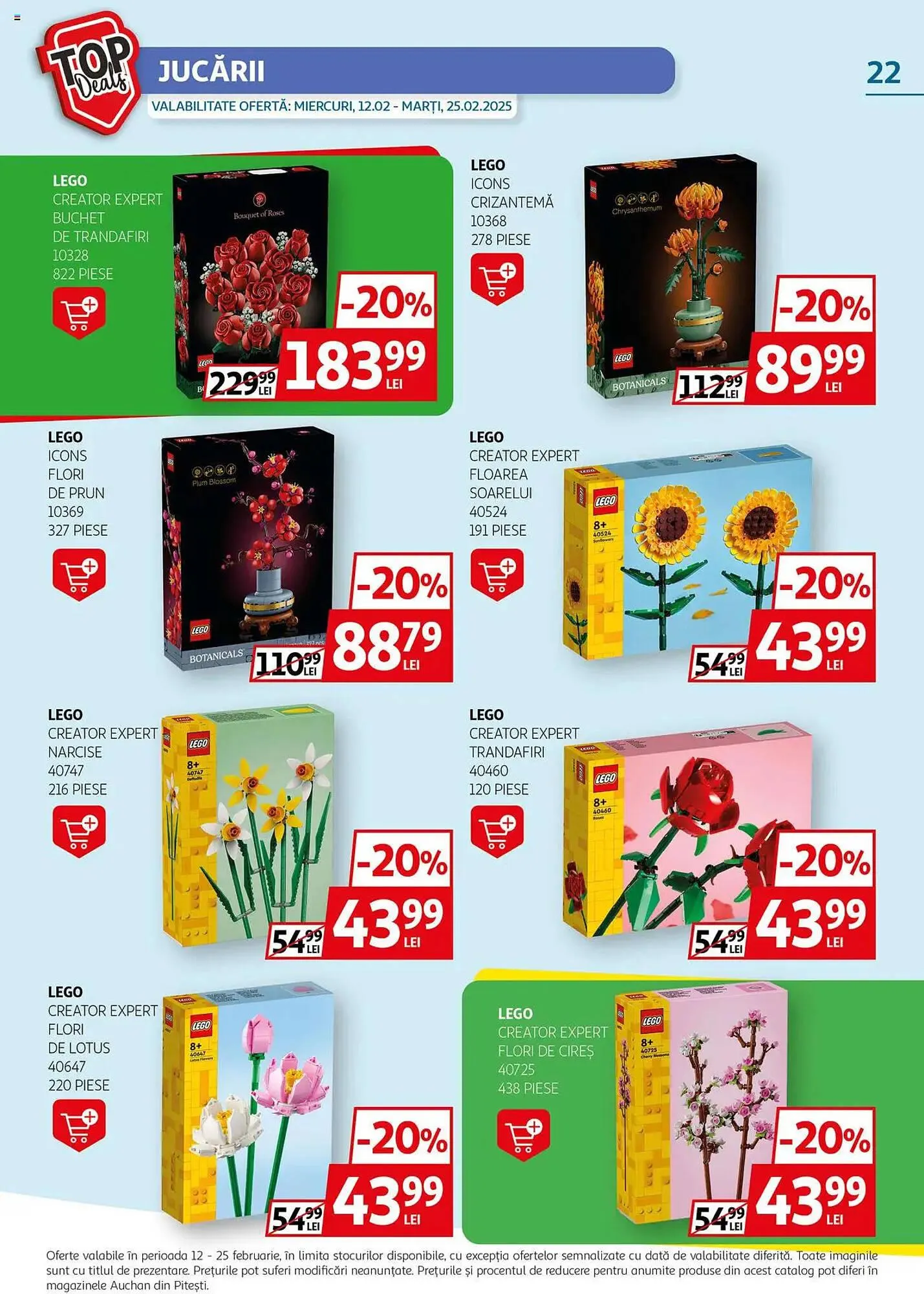 Catalog Catalog Auchan de la 12 februarie până la 25 februarie 2025 - Revista Pagina 22