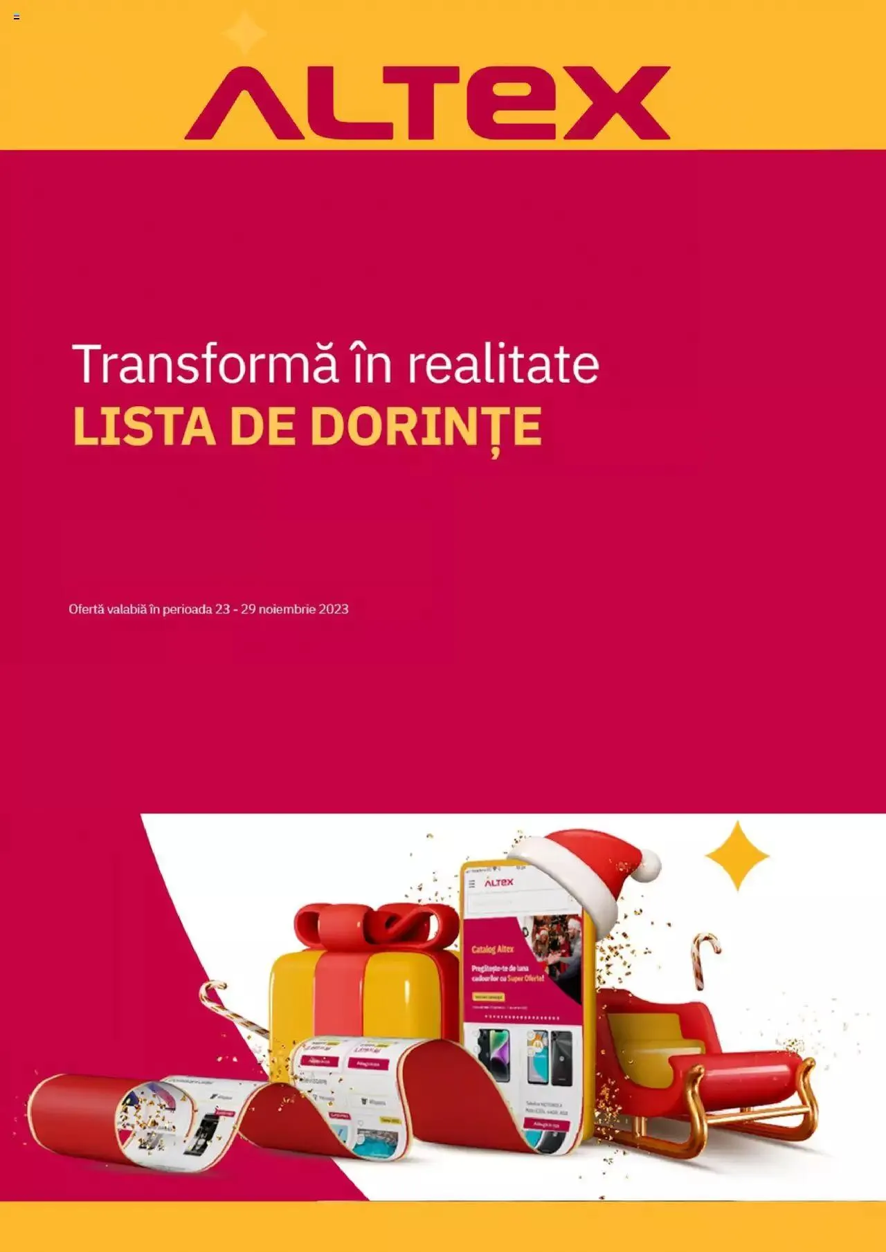 Catalog Catalog Altex de la 23 noiembrie până la 29 noiembrie 2023 - Revista Pagina 1