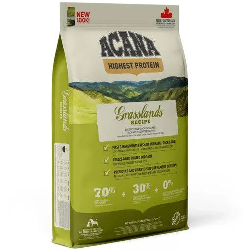 Hrana uscata pentru caini Acana Highest Protein Grasslands 11.4 kg