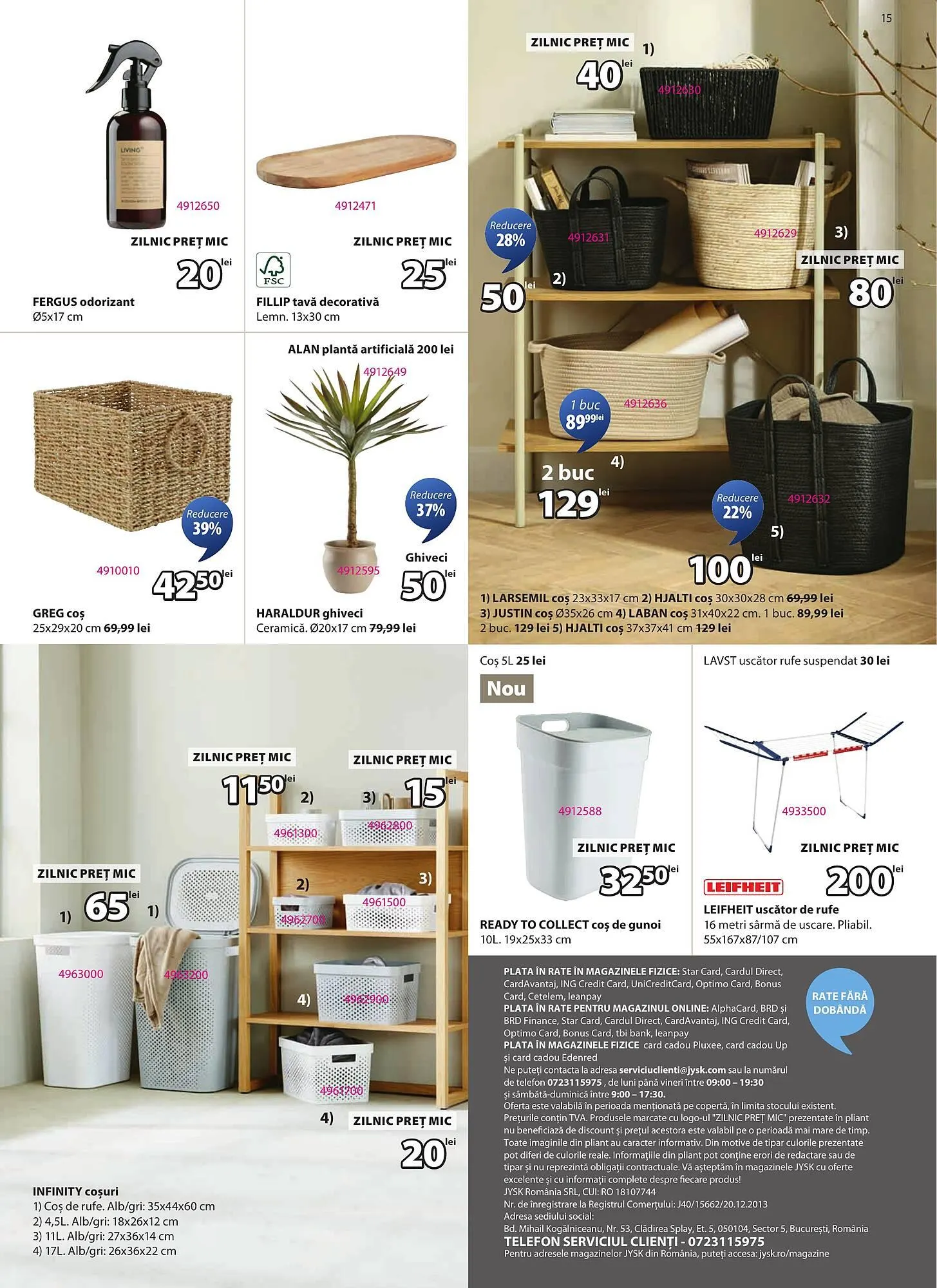 Catalog Catalog JYSK de la 27 august până la 25 septembrie 2025 - Revista Pagina 15