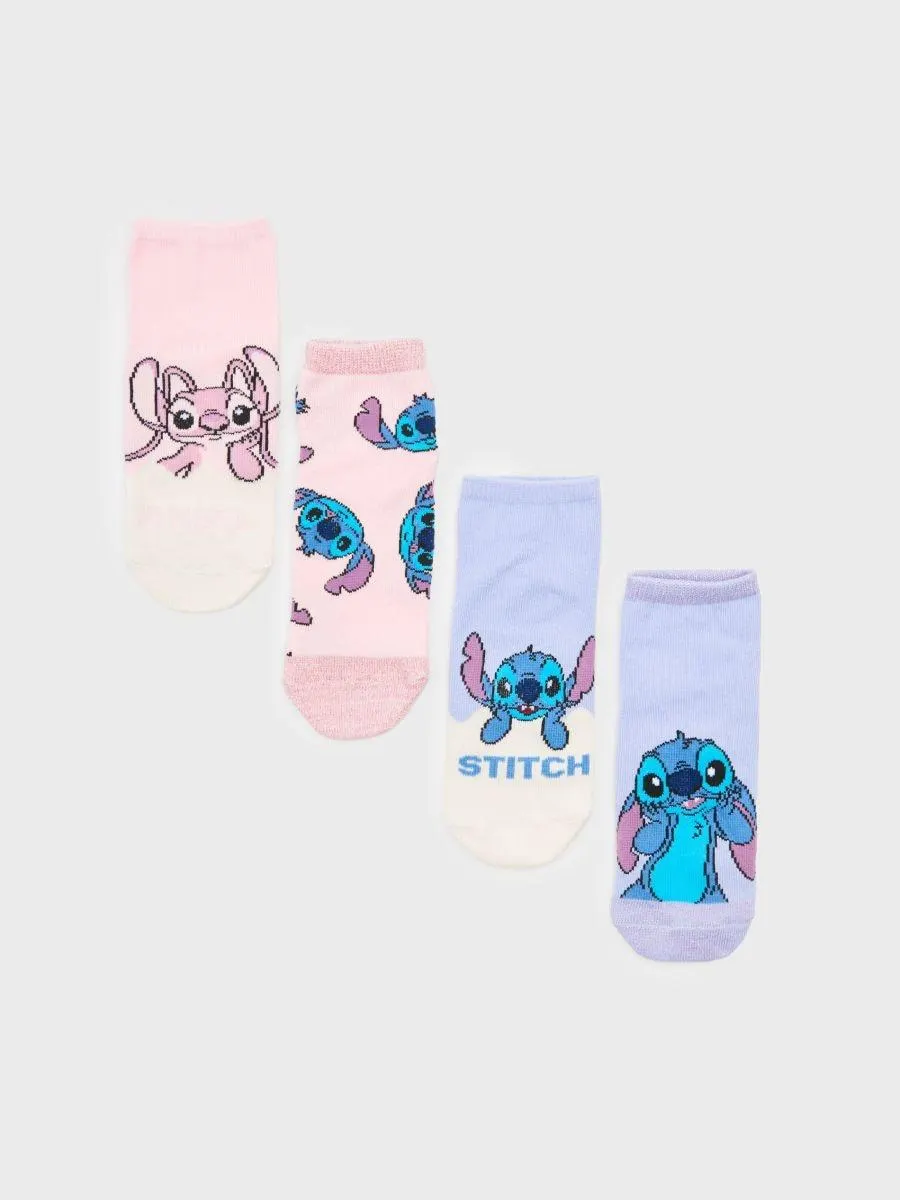 Set de 4 perechi de șosete Stitch