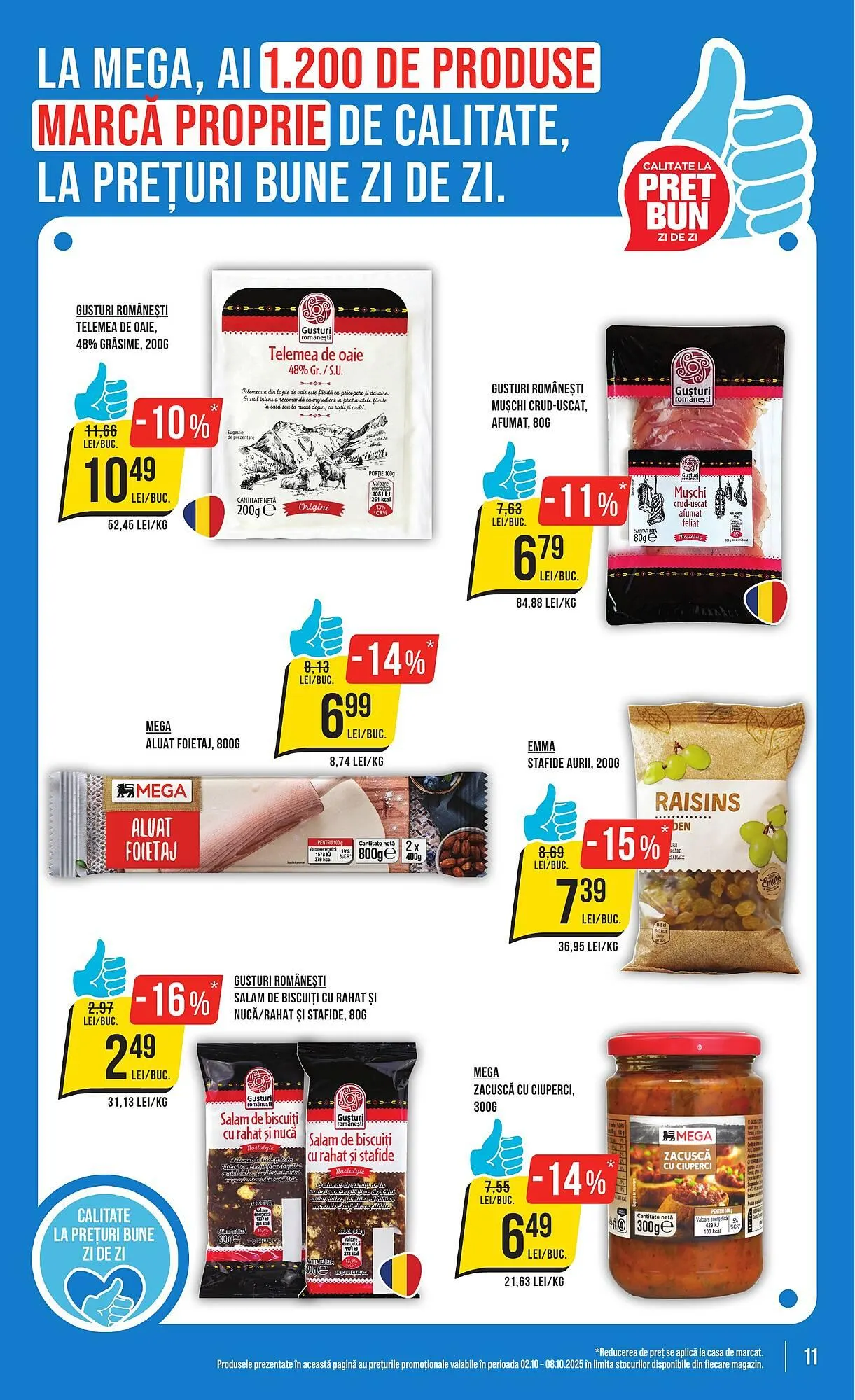 Catalog Catalog Mega Image de la 2 octombrie până la 8 octombrie 2025 - Revista Pagina 11