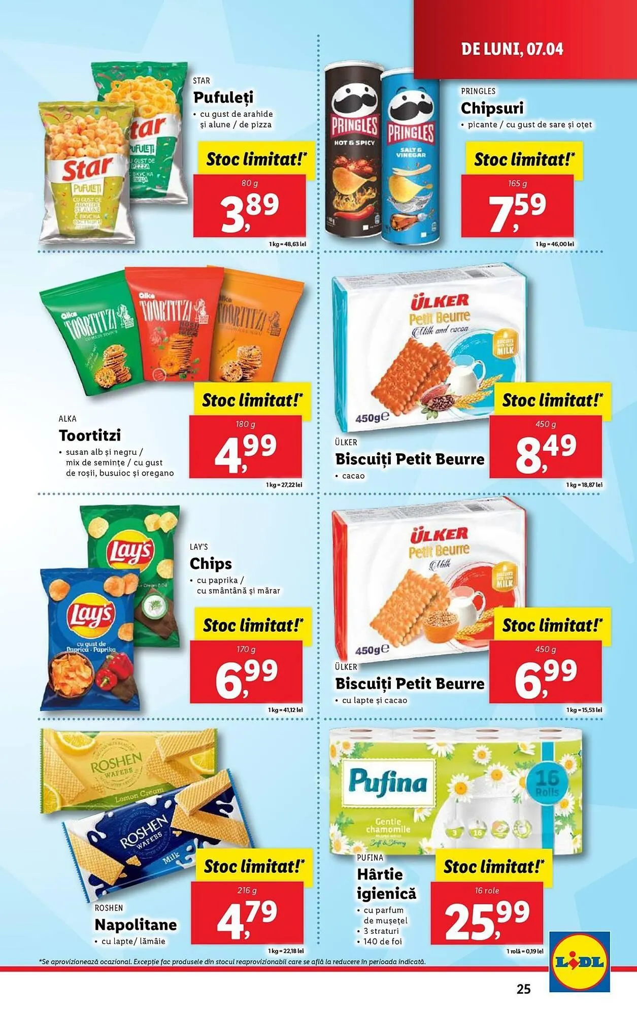 Catalog Catalog Lidl de la 7 aprilie până la 13 aprilie 2025 - Revista Pagina 25