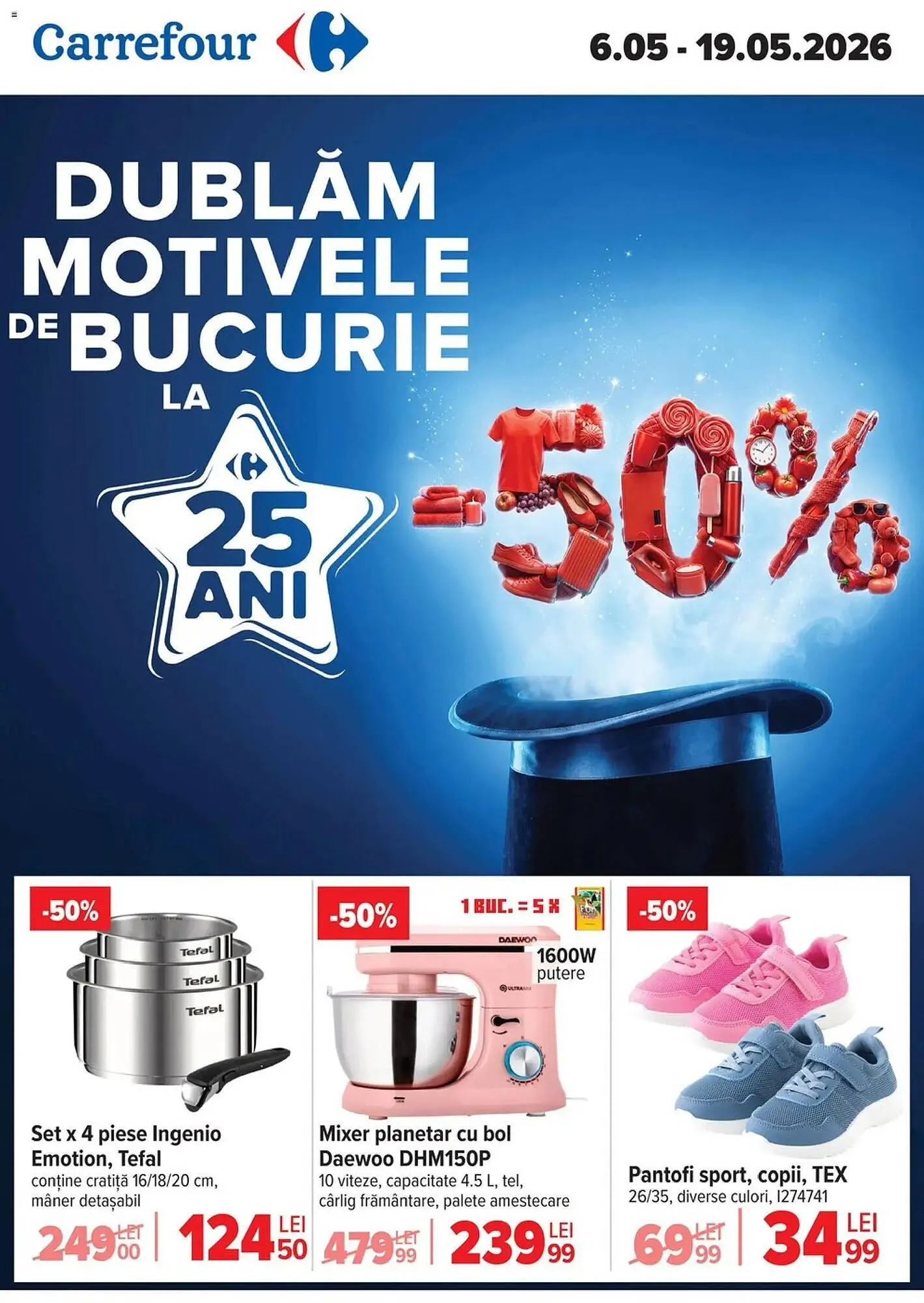 Catalog Catalog Carrefour de la 6 mai până la 19 mai 2026 - Revista Pagina 1