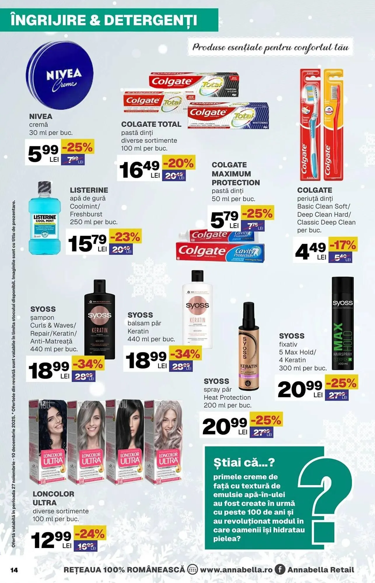 Catalog Catalog Annabella de la 2 decembrie până la 10 decembrie 2025 - Revista Pagina 14