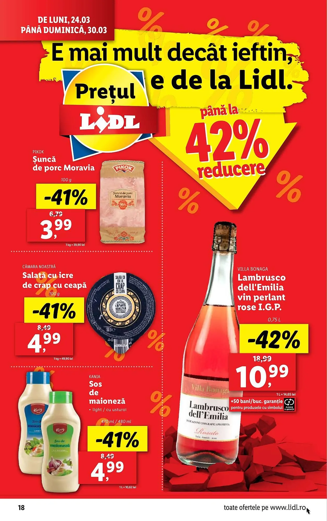 Catalog Catalog Lidl de la 24 martie până la 30 martie 2025 - Revista Pagina 18