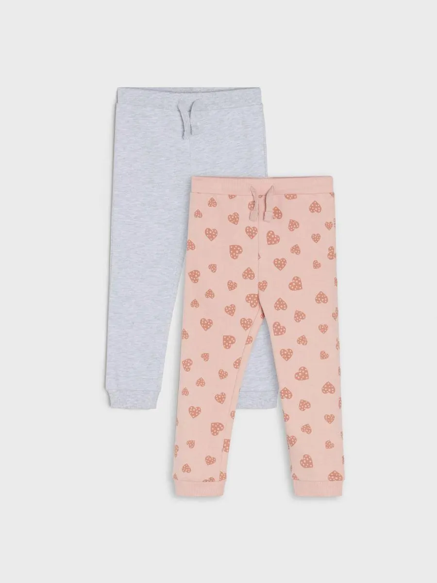 Set de 2 perechi de pantaloni sport jogger