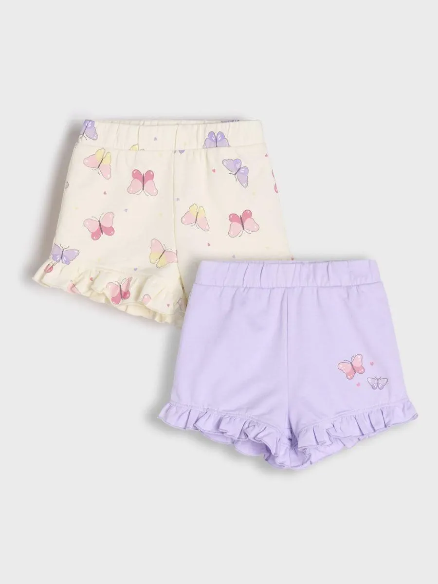 Set de 2 perechi de pantaloni scurți