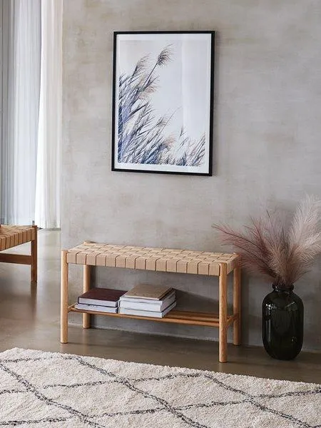 Bænk VADEHAVET med hylde eg/natur