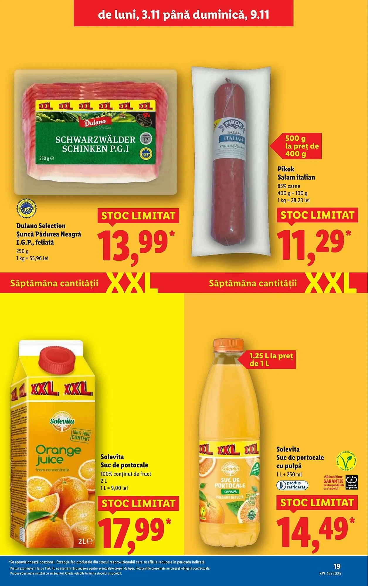 Catalog Catalog Lidl de la 3 noiembrie până la 9 noiembrie 2025 - Revista Pagina 19
