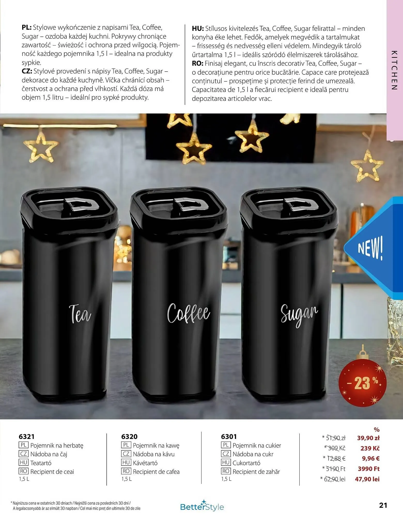 Catalog Catalog BetterStyle de la 1 noiembrie până la 30 noiembrie 2025 - Revista Pagina 21