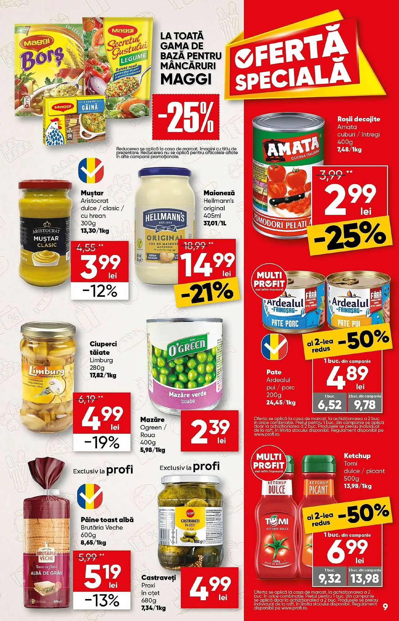 Catalog Catalog PROFI de la 16 aprilie până la 29 aprilie 2025 - Revista Pagina 9