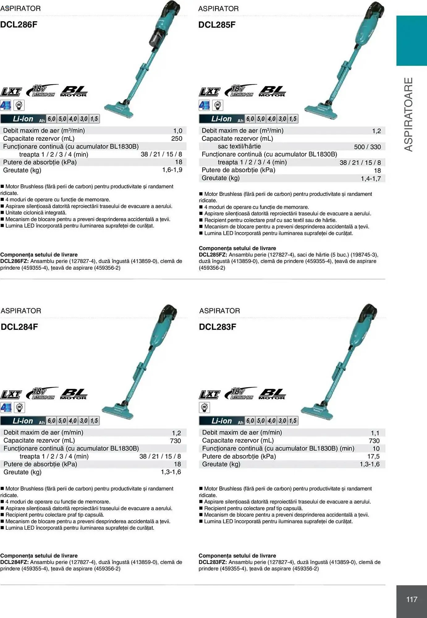 Catalog Catalog Makita de la 8 ianuarie până la 31 decembrie 2025 - Revista Pagina 117