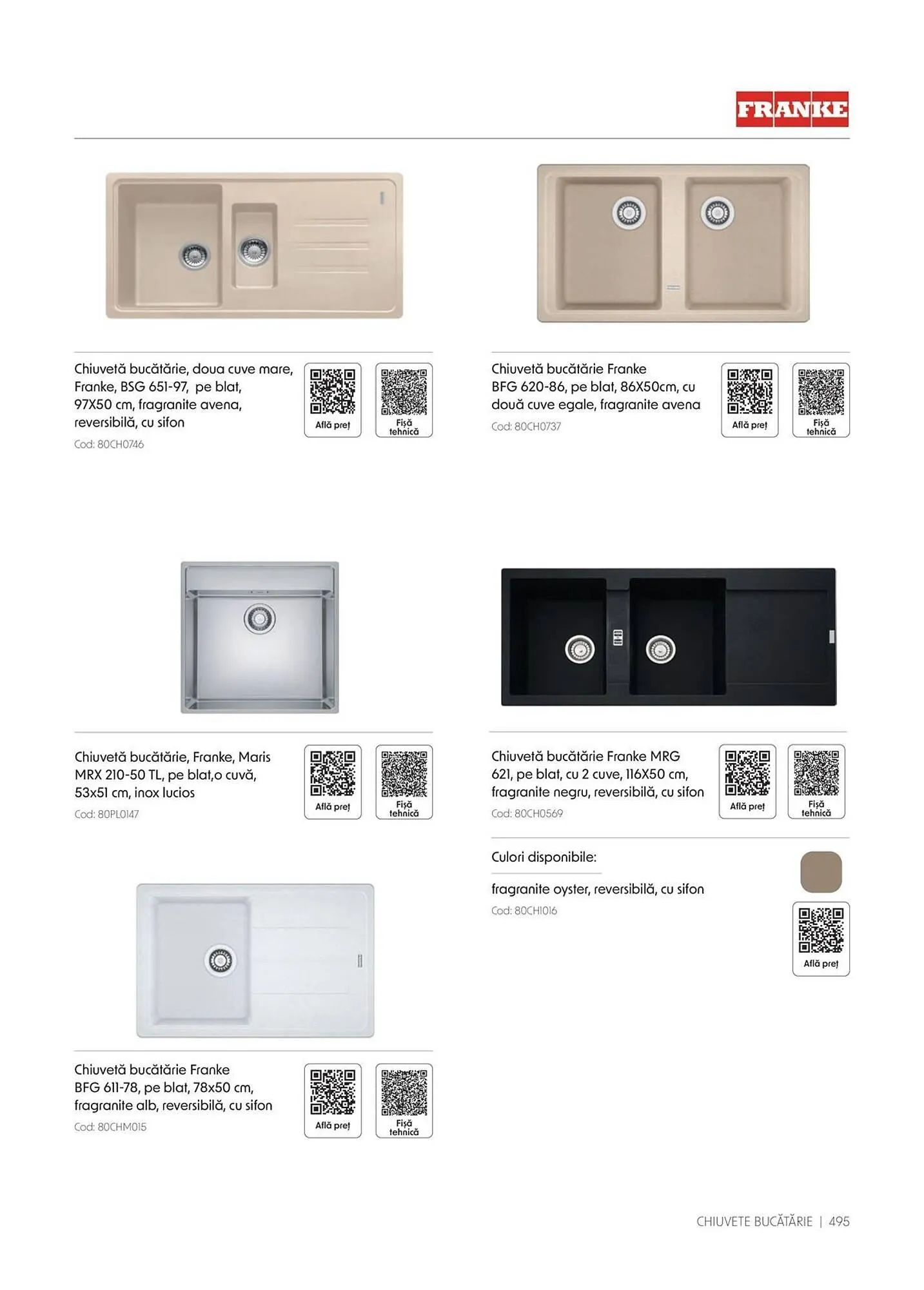 Catalog Catalog Romstal de la 1 aprilie până la 31 decembrie 2026 - Revista Pagina 495