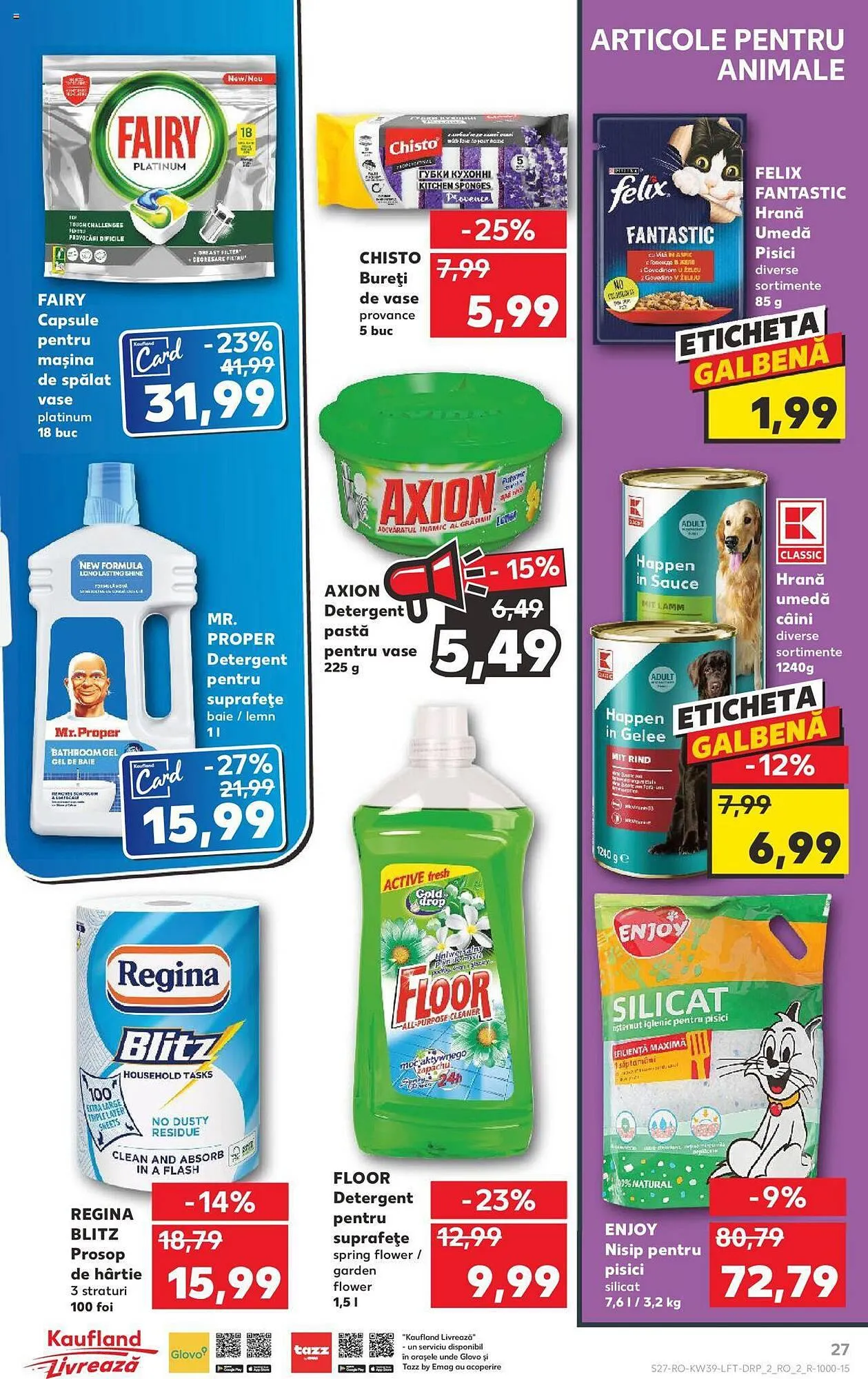 Catalog Kaufland catalog de la 27 septembrie până la 3 octombrie 2023 - Revista Pagina 27