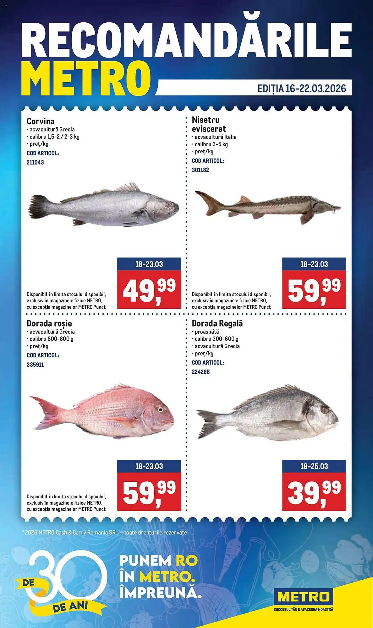 Catalog Catalog Metro de la 16 martie până la 22 martie 2026 - Revista Pagina 1