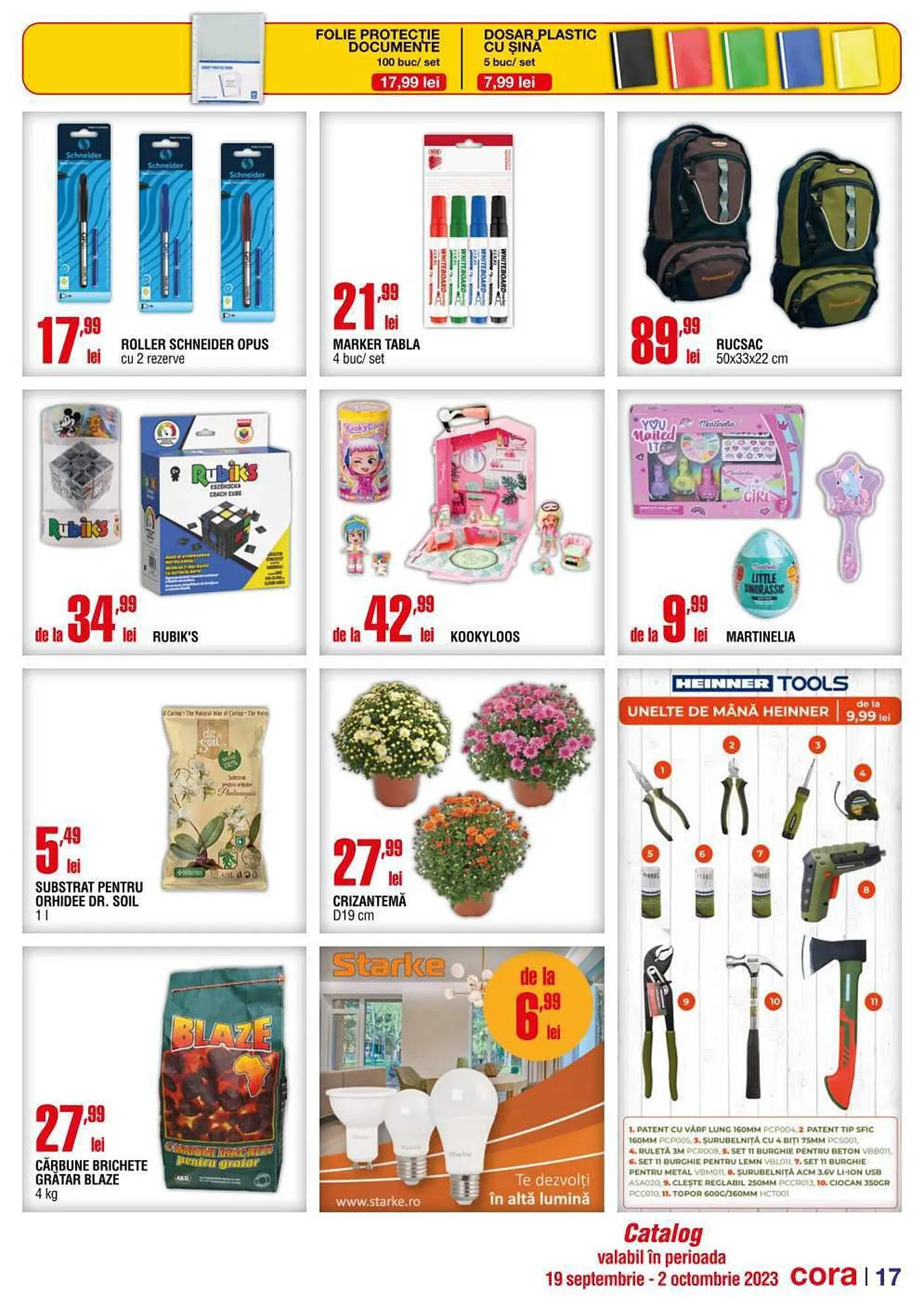 Catalog Cora catalog de la 19 septembrie până la 2 octombrie 2023 - Revista Pagina 17