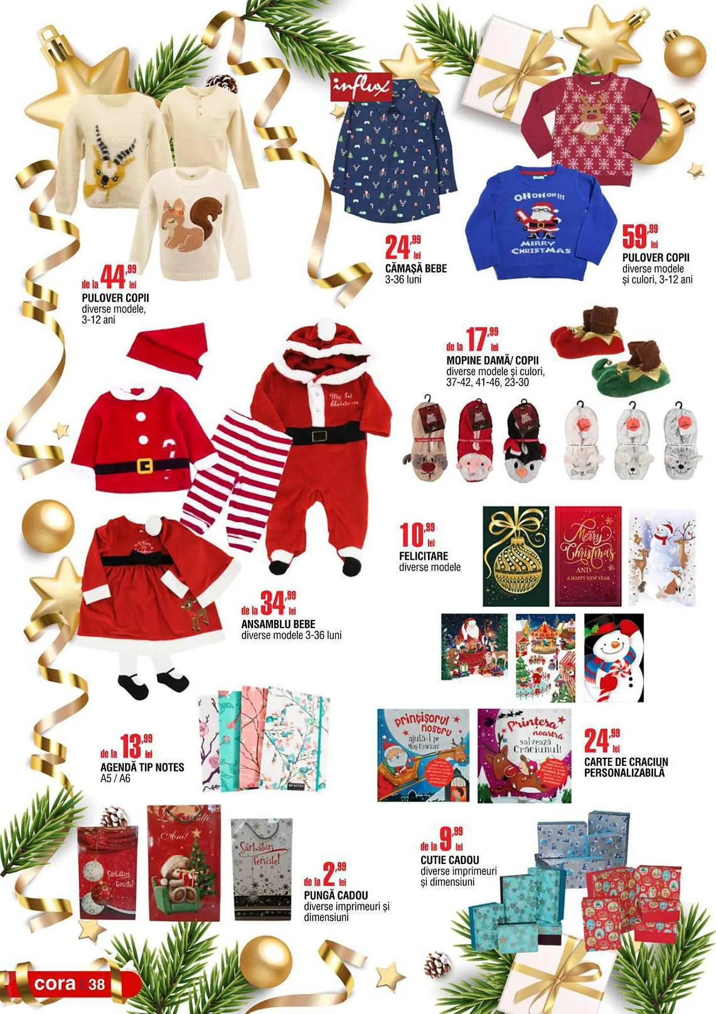Catalog Cora catalog de la 16 noiembrie până la 24 decembrie 2023 - Revista Pagina 38