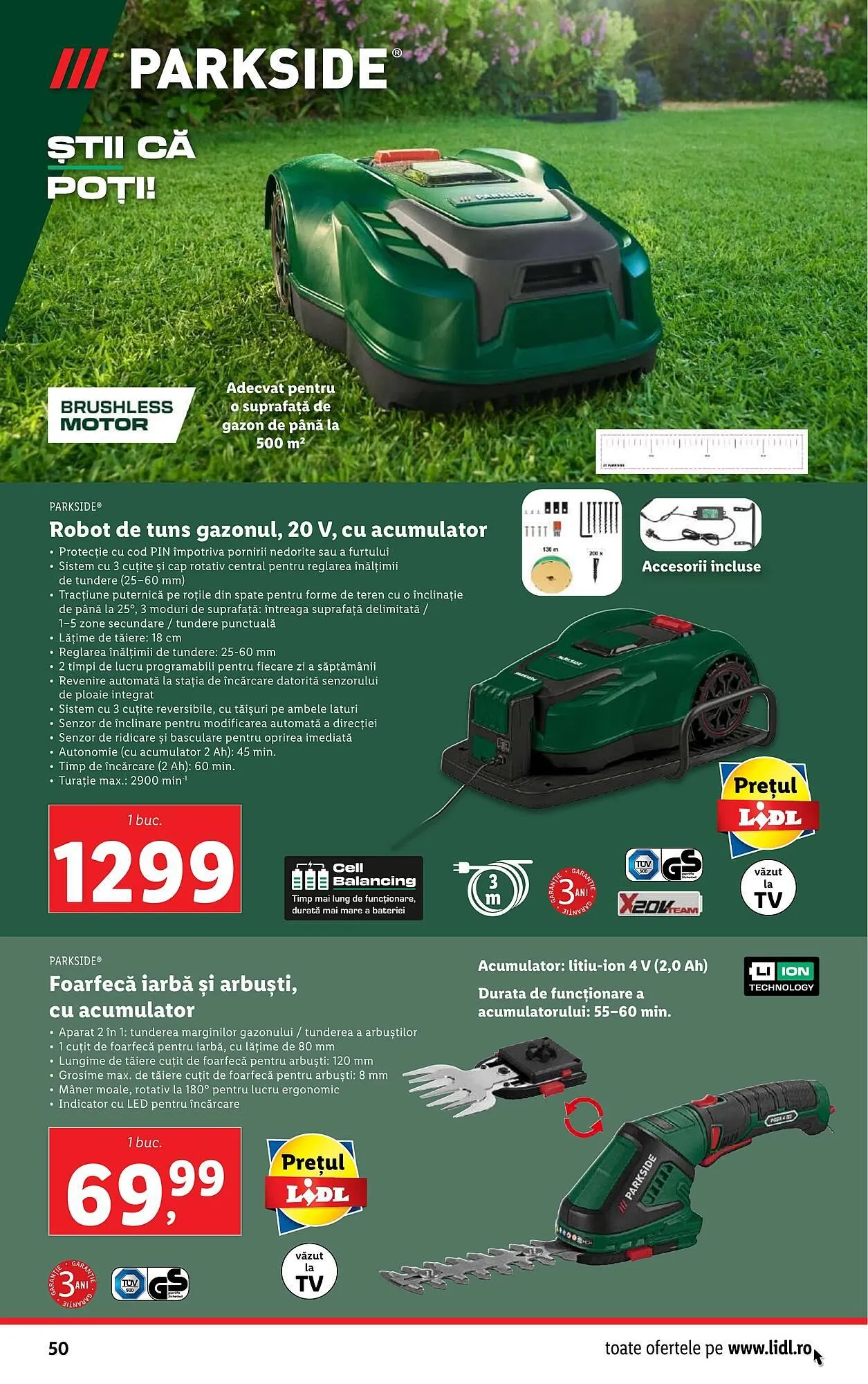 Catalog Catalog Lidl de la 22 aprilie până la 27 aprilie 2025 - Revista Pagina 50