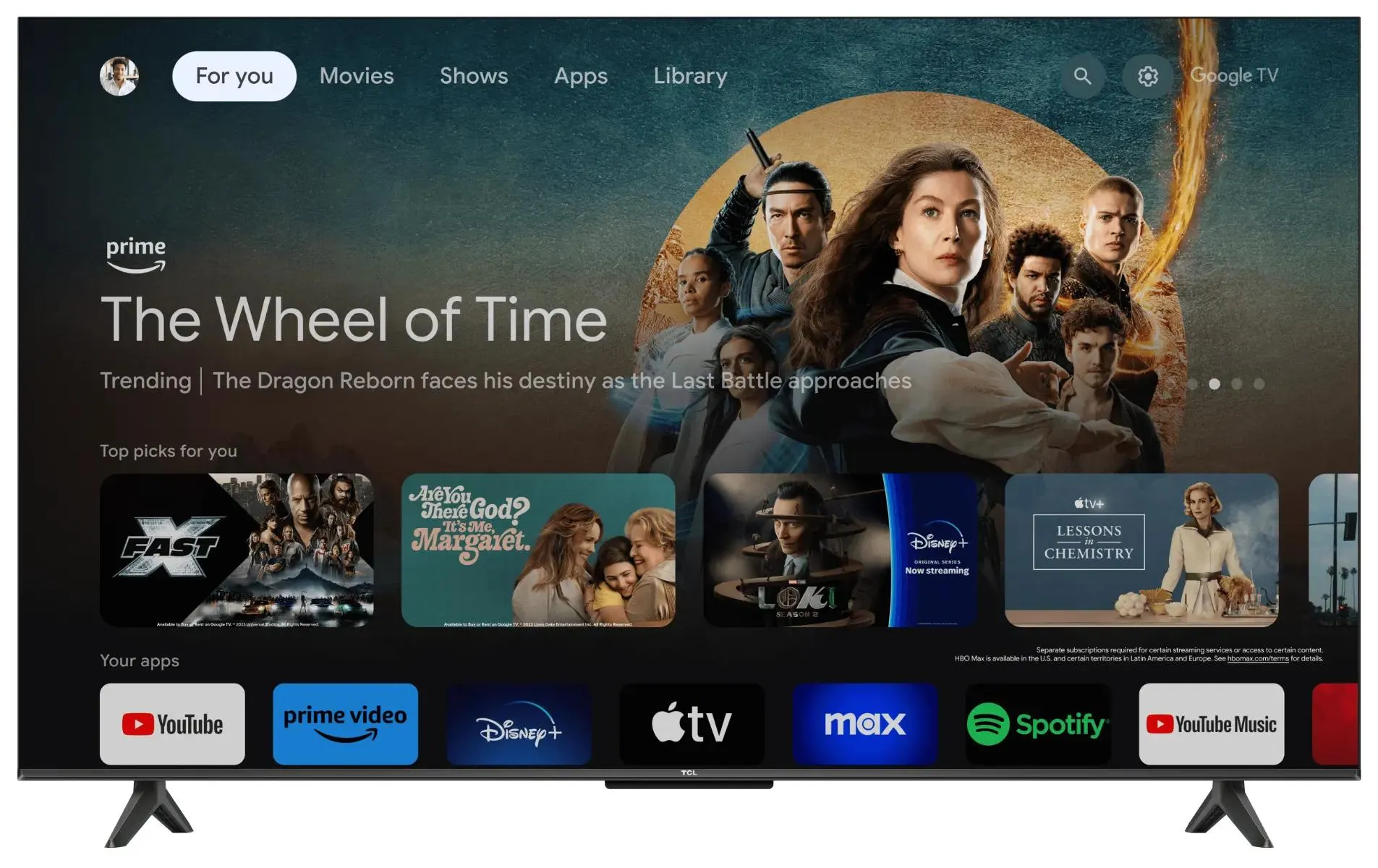 Televizor Smart TCL 50V6B, 125 cm, Ultra HD 4K