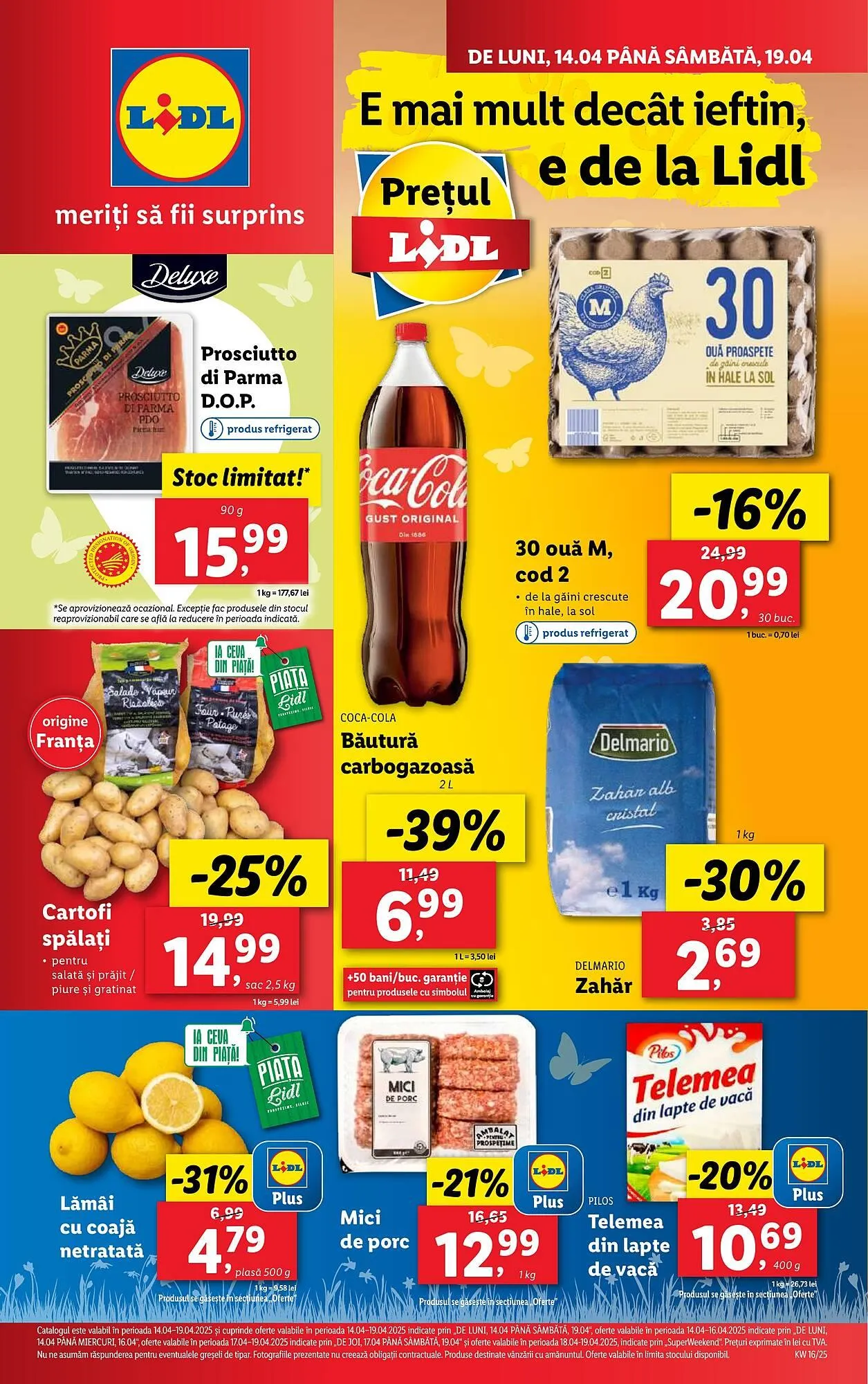 Catalog Catalog Lidl de la 14 aprilie până la 19 aprilie 2025 - Revista Pagina 1