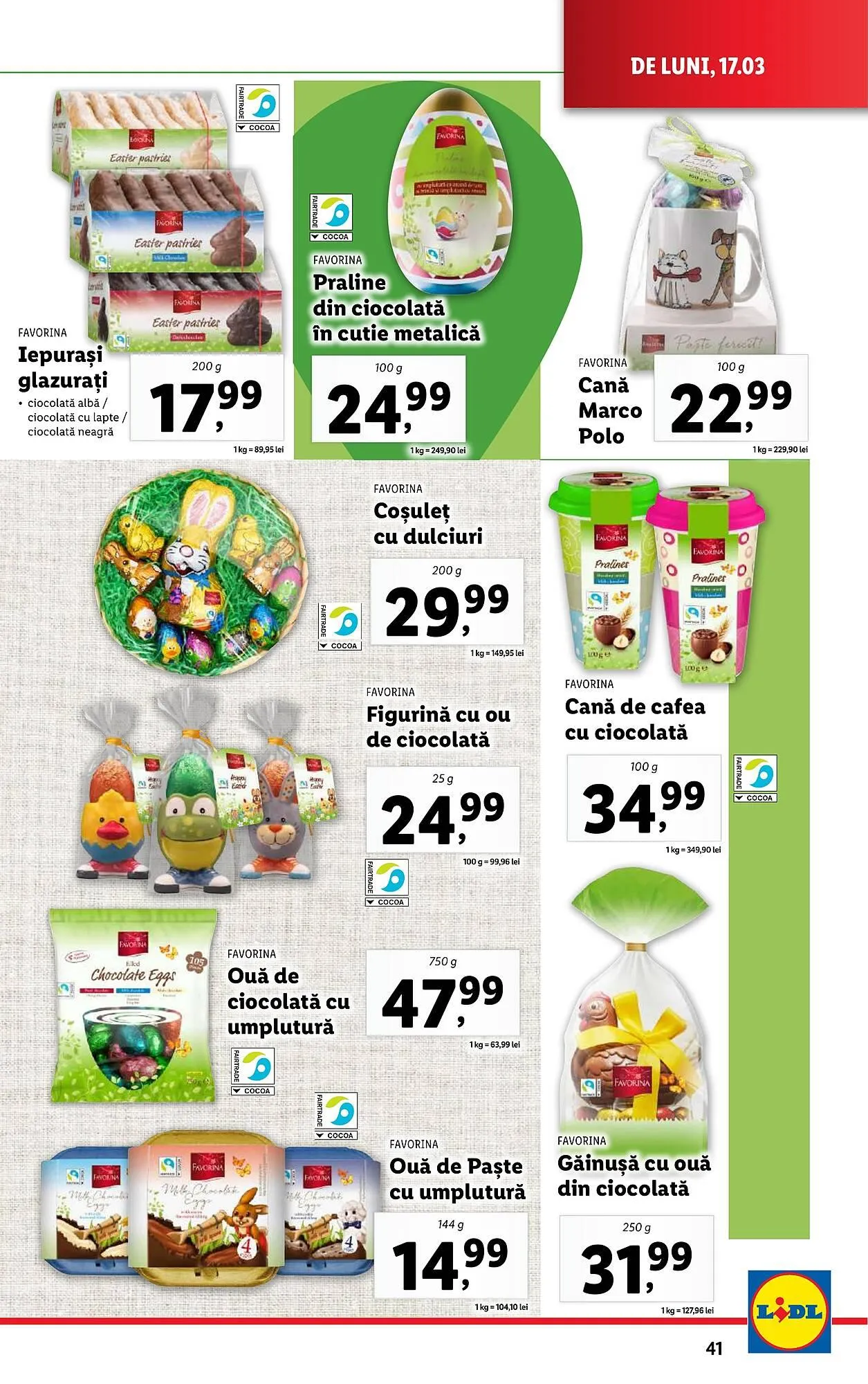 Catalog Catalog Lidl de la 17 martie până la 23 martie 2025 - Revista Pagina 41
