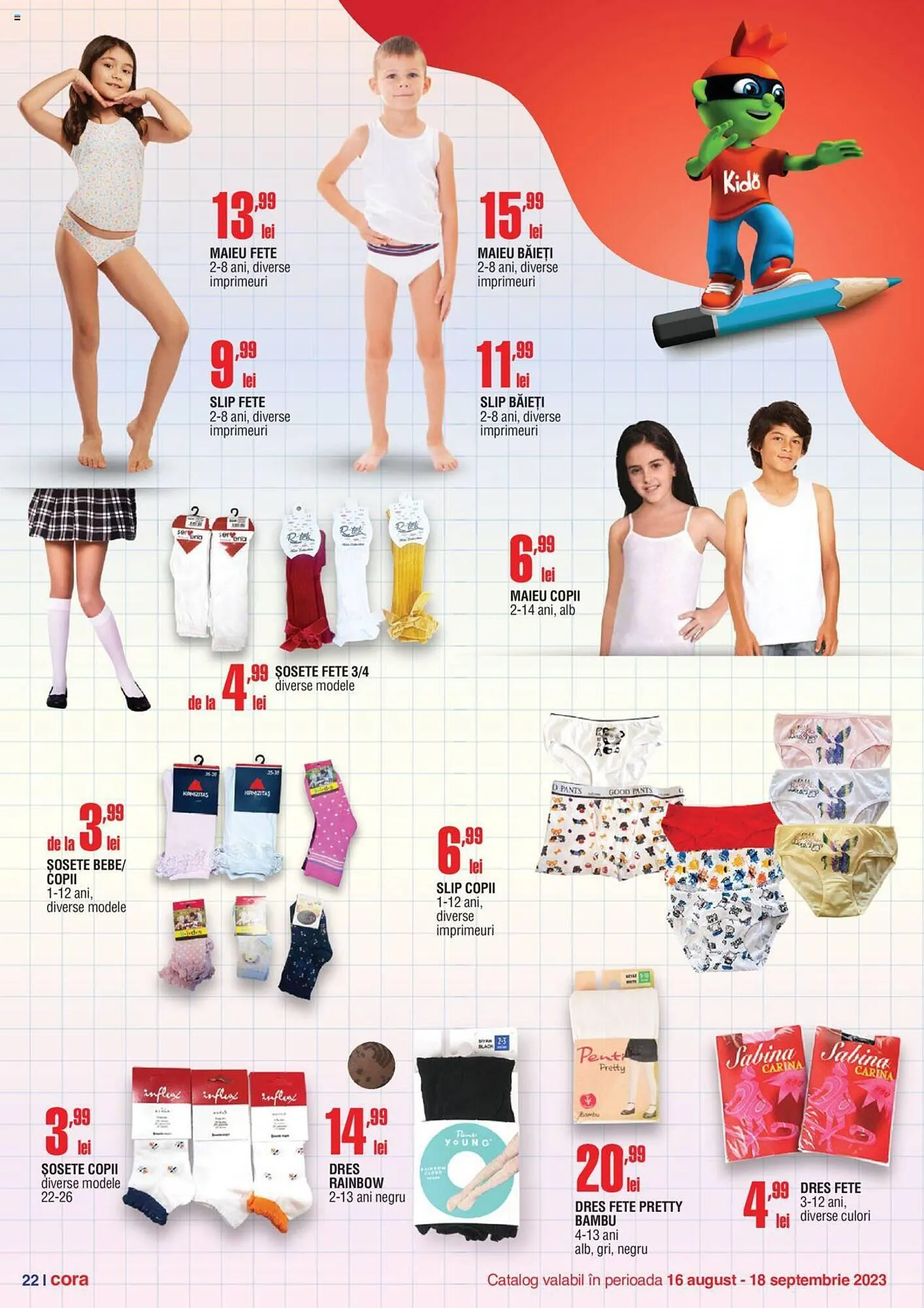 Catalog Cora catalog de la 16 august până la 18 septembrie 2023 - Revista Pagina 22