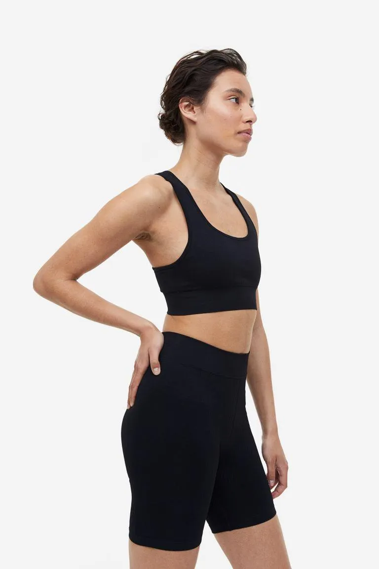 DryMove™ Sømløs treningssykkelshorts