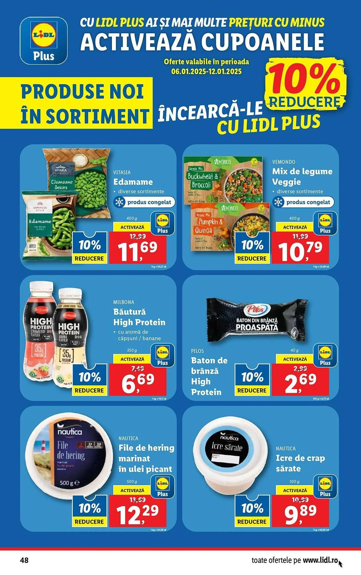 Catalog Catalog Lidl de la 6 ianuarie până la 12 ianuarie 2025 - Revista Pagina 48