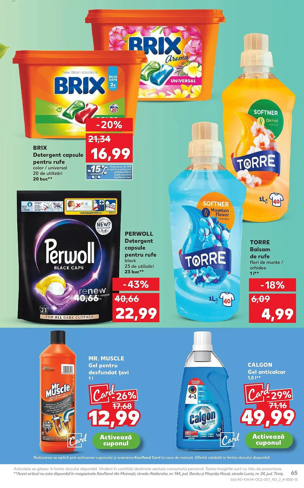 Catalog Catalog Kaufland de la 29 octombrie până la 4 noiembrie 2025 - Revista Pagina 65
