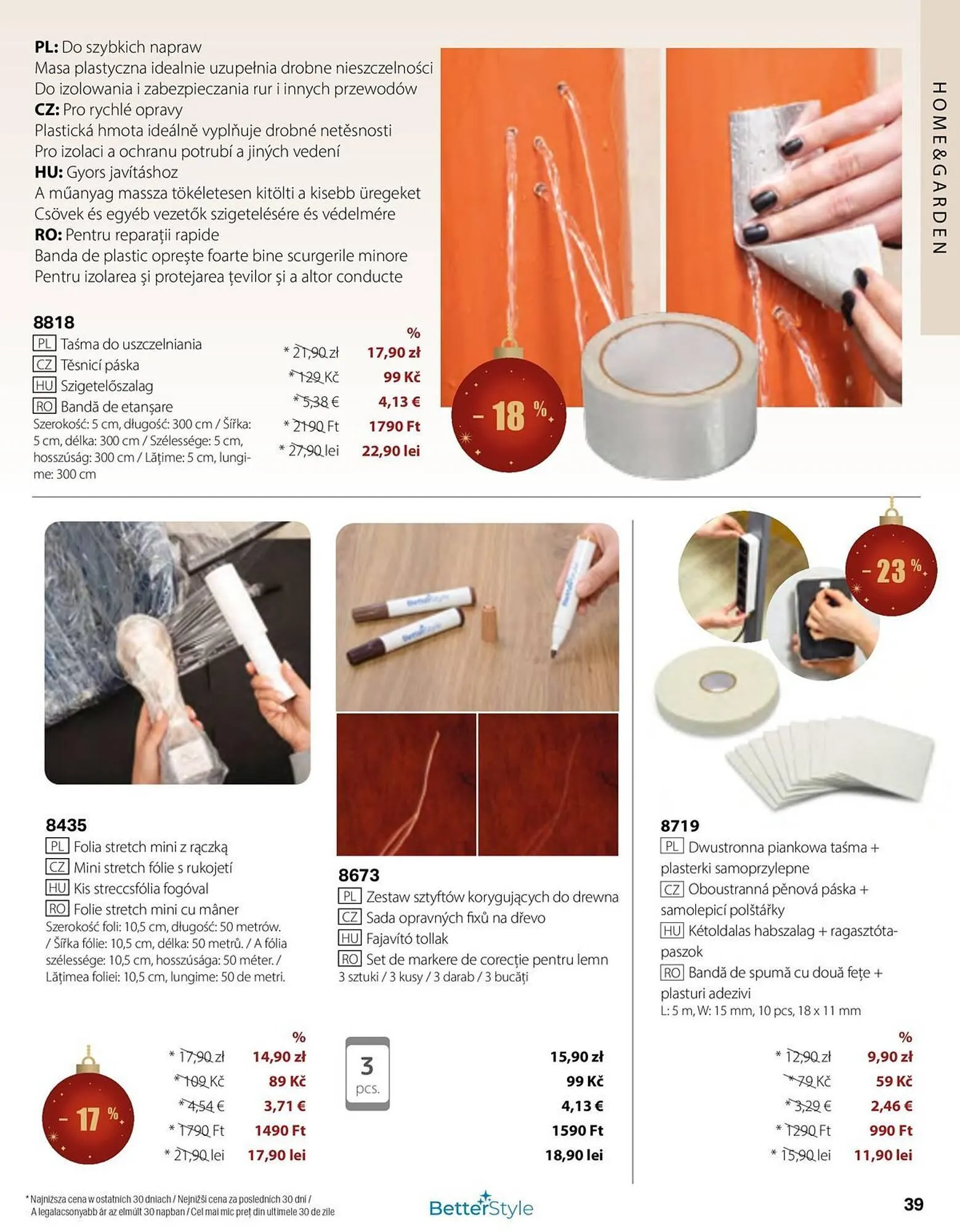 Catalog Catalog BetterStyle de la 3 decembrie până la 31 decembrie 2025 - Revista Pagina 39