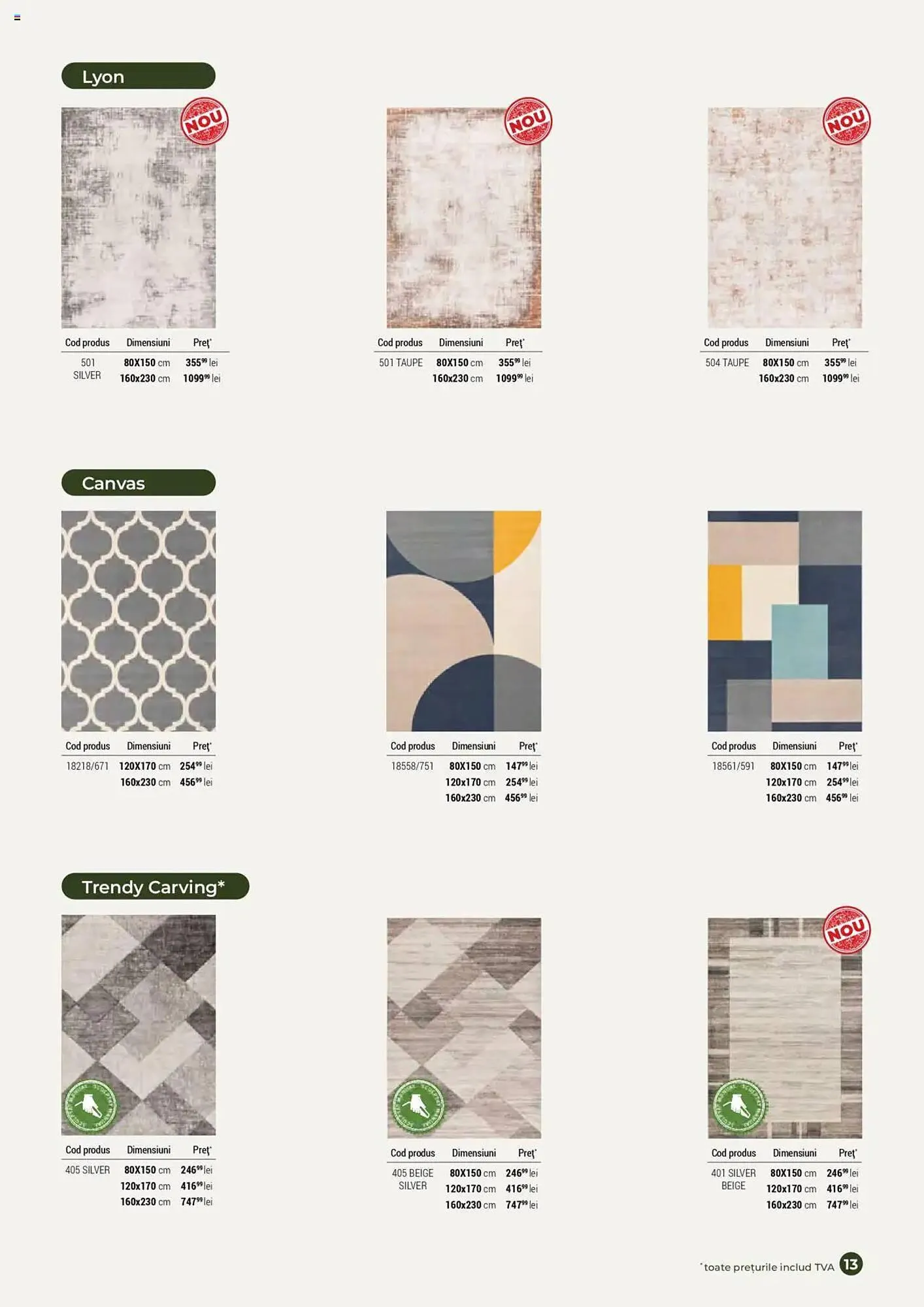 Catalog Catalog Proges de la 6 octombrie până la 30 noiembrie 2026 - Revista Pagina 13