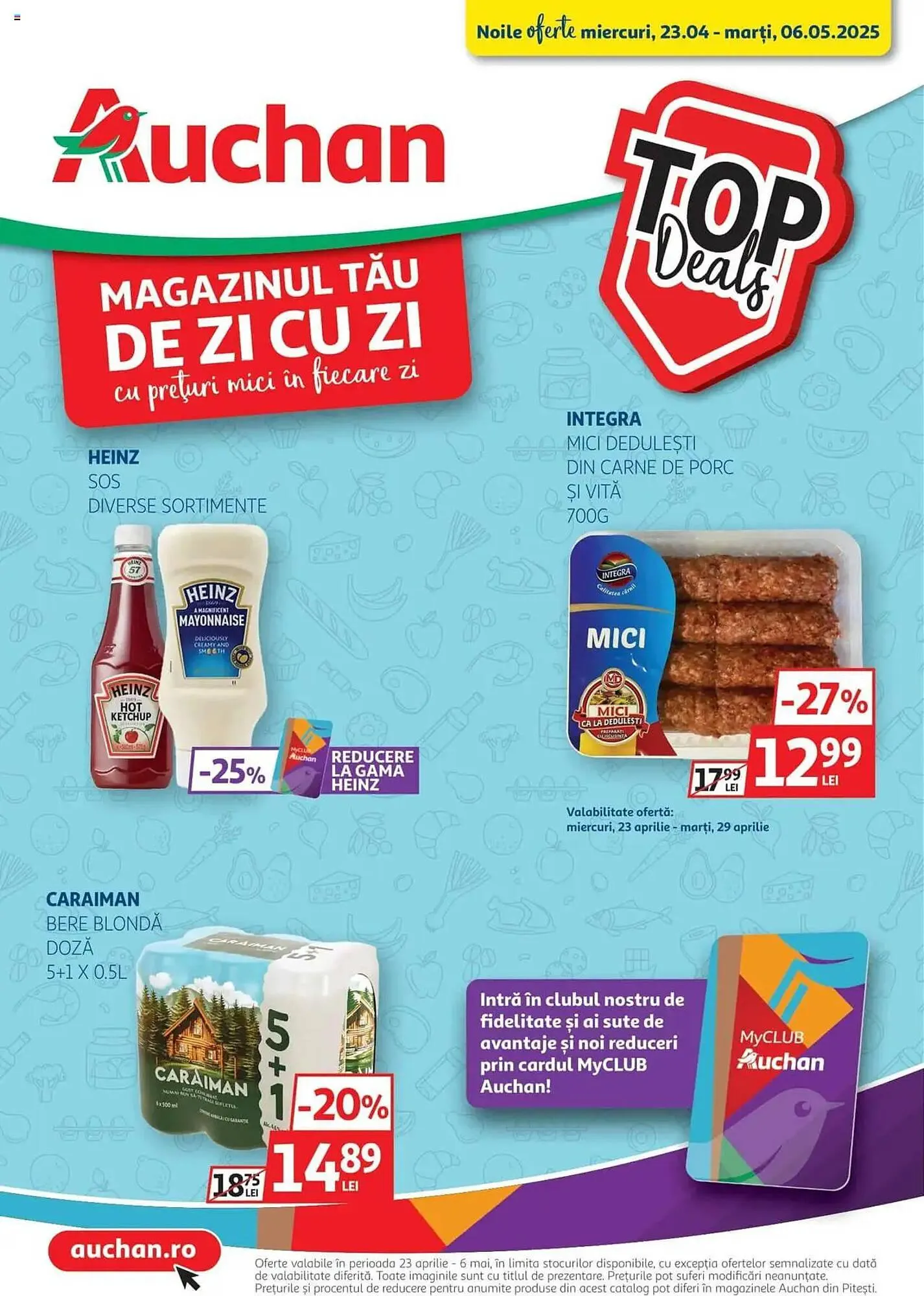 Catalog Catalog Auchan de la 23 aprilie până la 6 mai 2025 - Revista Pagina 1