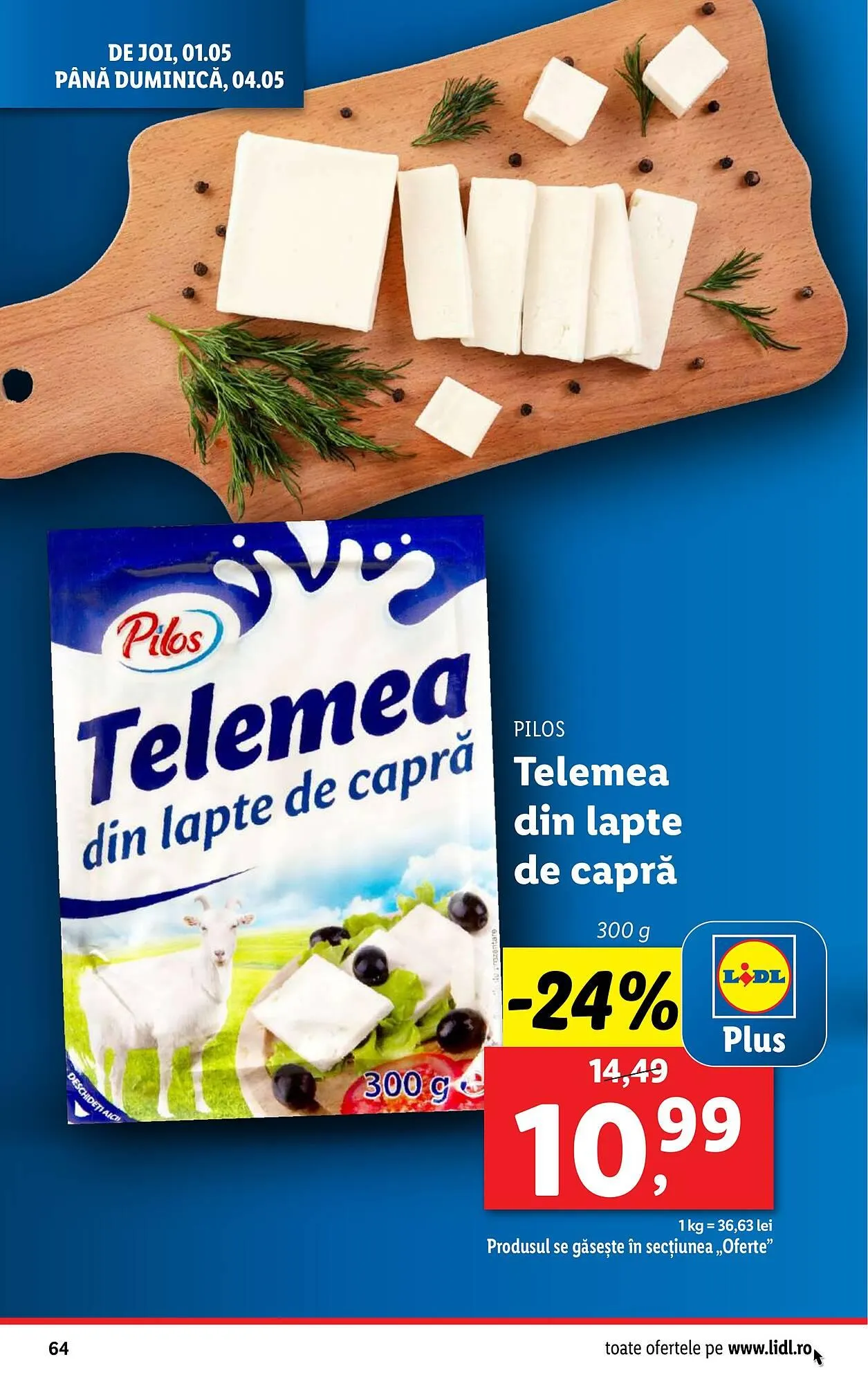 Catalog Catalog Lidl de la 22 aprilie până la 27 aprilie 2025 - Revista Pagina 64