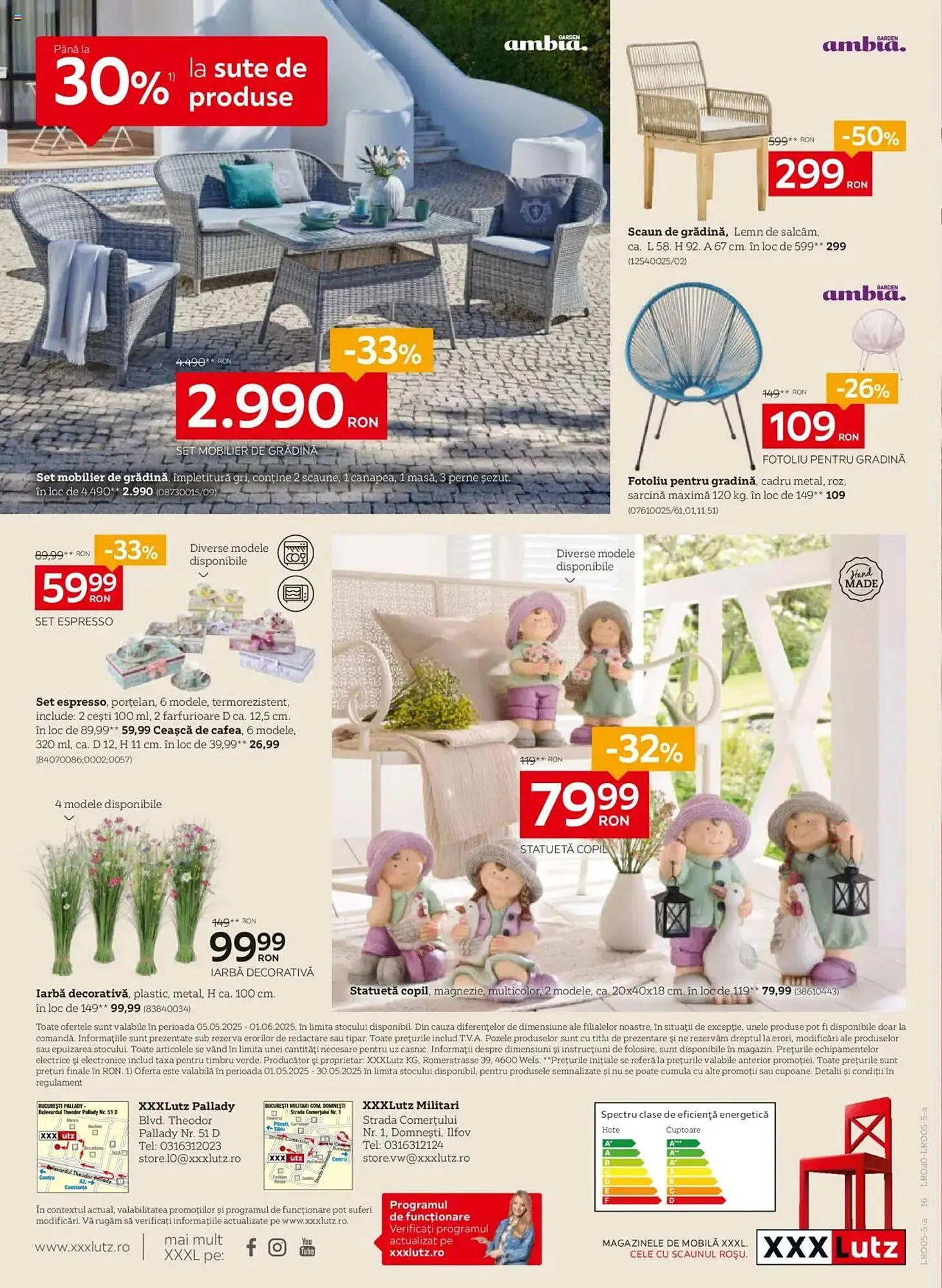 Catalog Catalog XXXLutz de la 5 mai până la 1 iunie 2025 - Revista Pagina 16