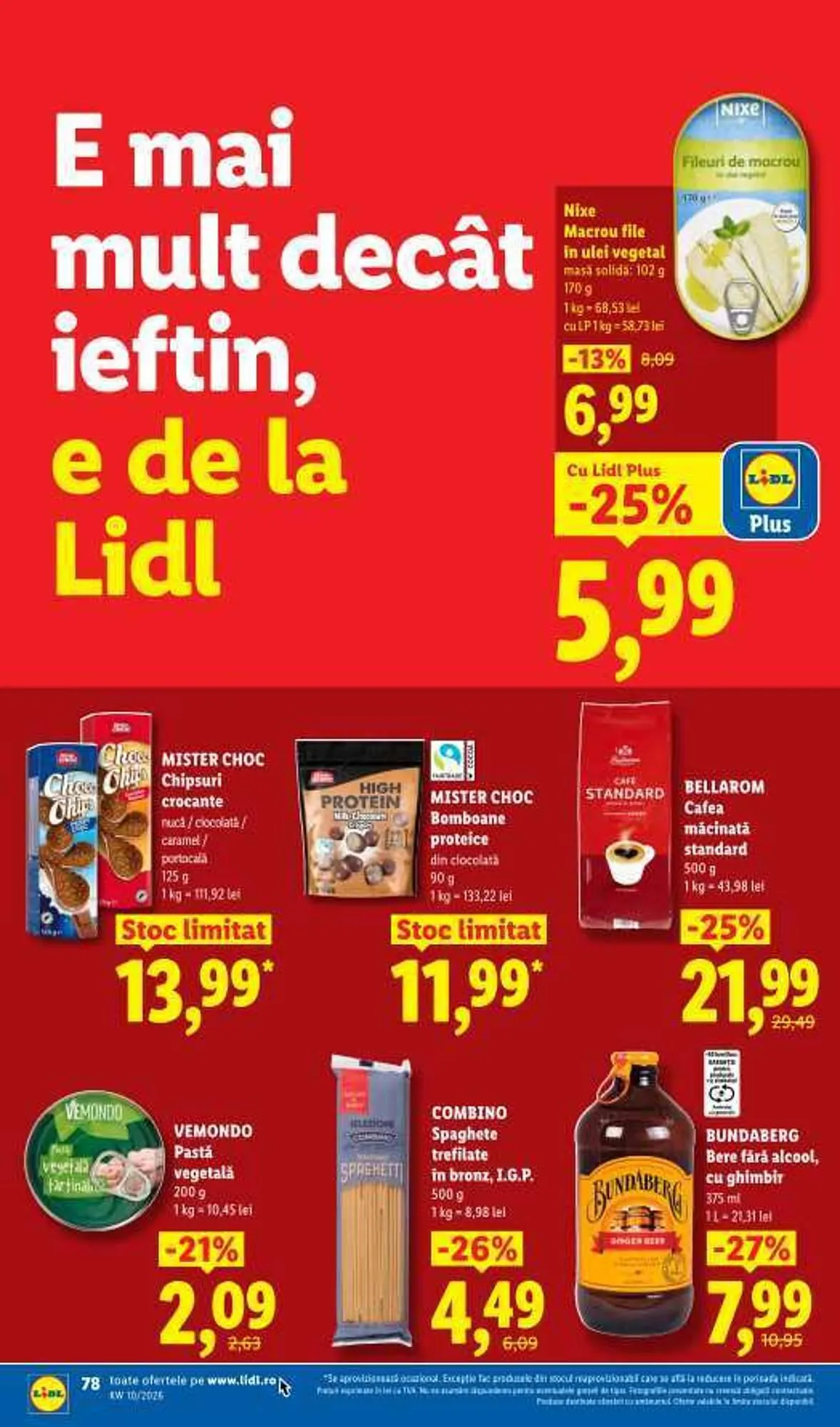Catalog Catalog Lidl de la 2 martie până la 8 martie 2026 - Revista Pagina 78